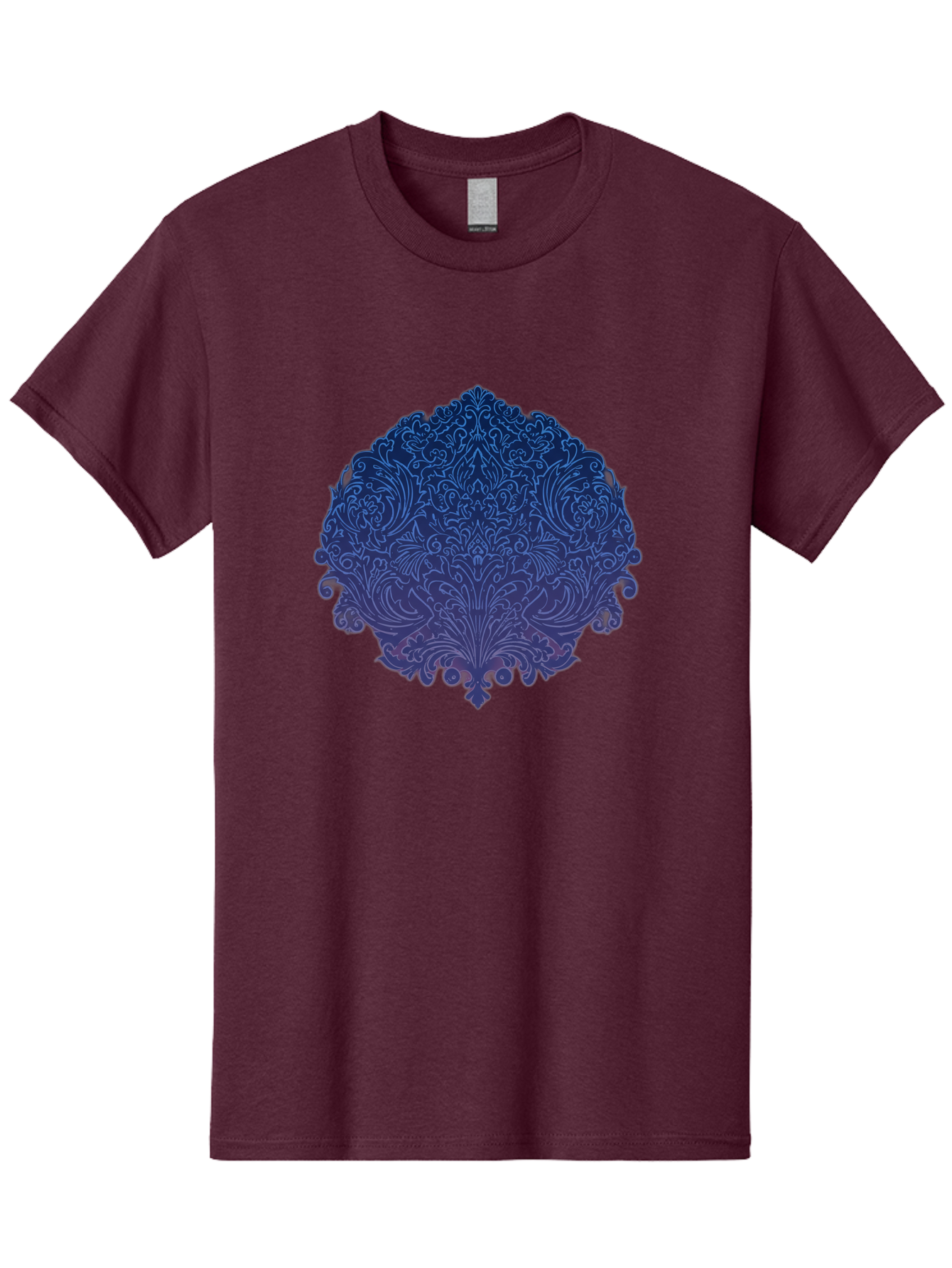 Blue-Ornate-Crest Men'S Graphic Tee, 100% Cotton, Comfortable Casual Summer Wear, Machine Washable, Vintage Camera, Old Camera, Antique Camera, Black Camera, Classic Photography, Photography Equipment, Nostalgic Device, Film Camera, Camera Art Bag199