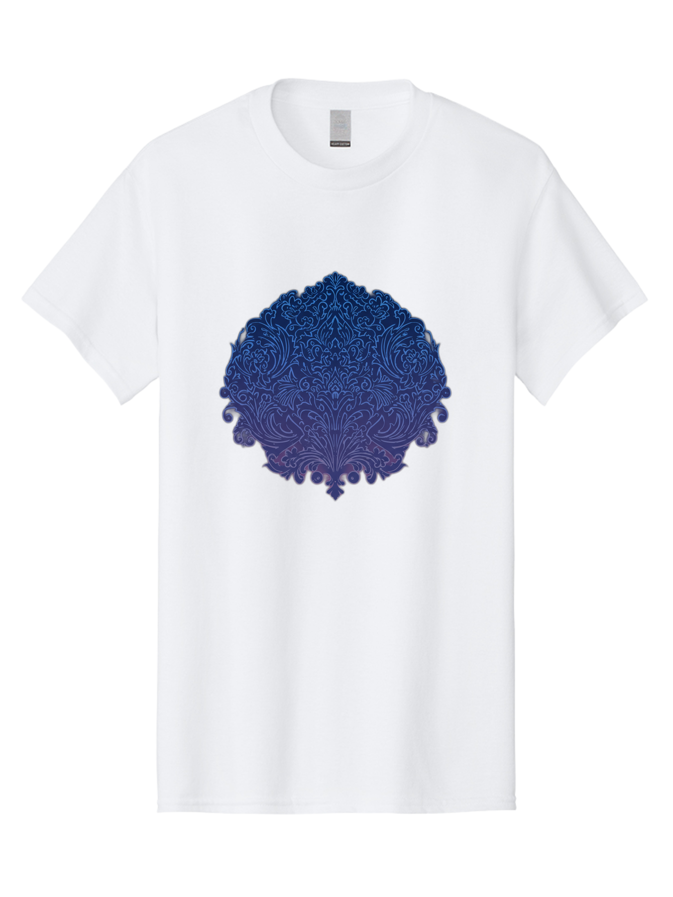 Blue-Ornate-Crest Men'S Graphic Tee, 100% Cotton, Comfortable Casual Summer Wear, Machine Washable, Vintage Camera, Old Camera, Antique Camera, Black Camera, Classic Photography, Photography Equipment, Nostalgic Device, Film Camera, Camera Art Bag199