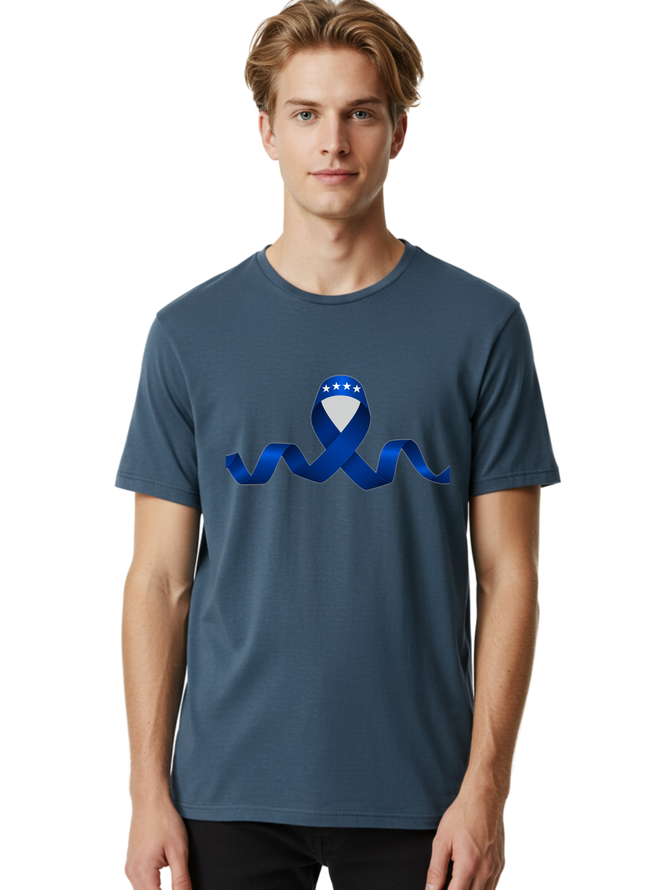 Blue-Ribbon-With-4-Stars Men'S Graphic Tee, 100% Cotton, Comfortable Casual Summer Wear, Machine Washable, Vintage Camera, Old Camera, Antique Camera, Black Camera, Classic Photography, Photography Equipment, Nostalgic Device, Film Camera, Bag201