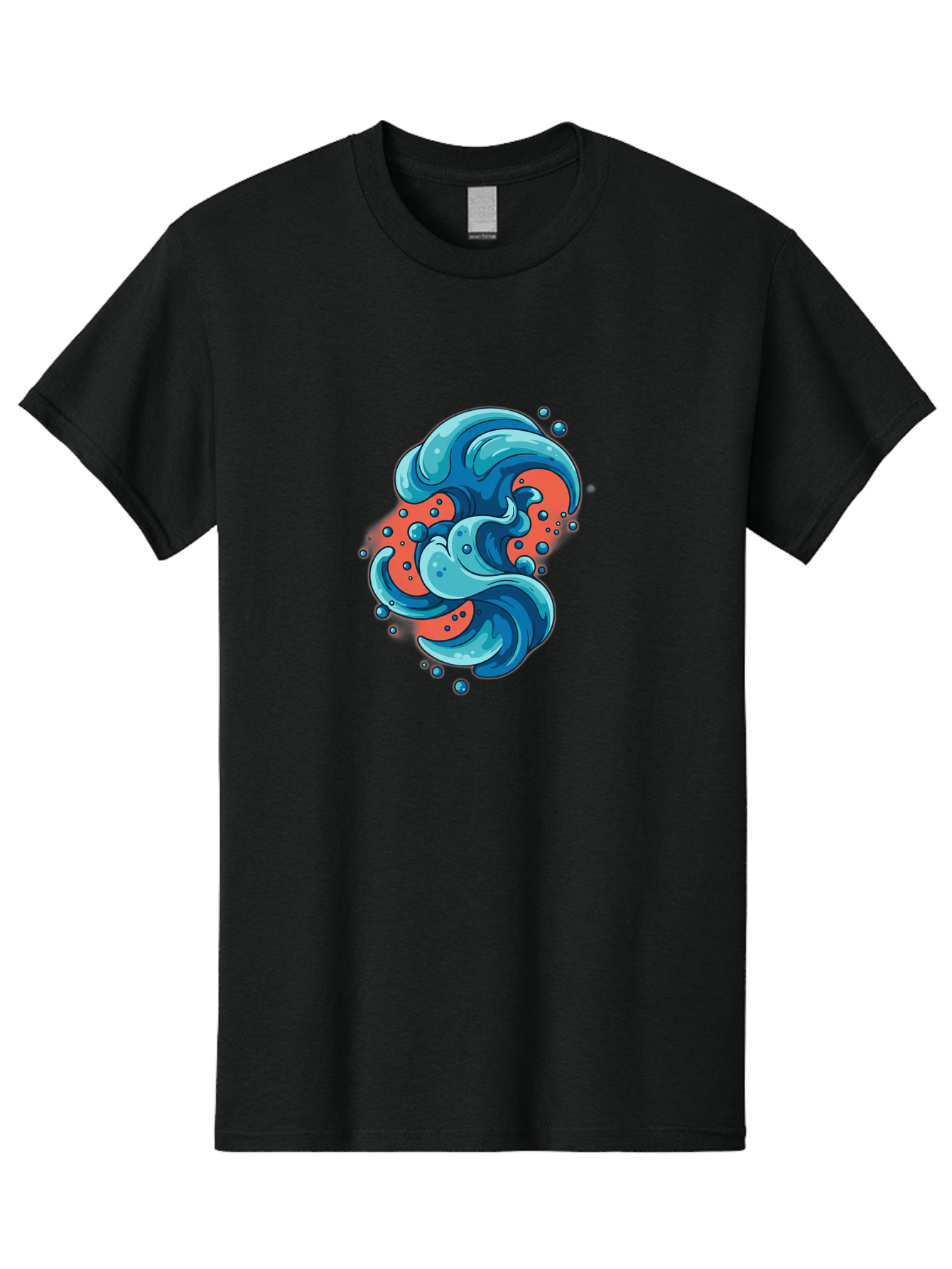 Blue-Wave Men'S Graphic Tee, 100% Cotton, Comfortable Casual Summer Wear, Machine Washable, Vintage Camera, Old Camera, Antique Camera, Black Camera, Classic Photography, Photography Equipment, Nostalgic Device, Film Camera, Camera Art Bag207