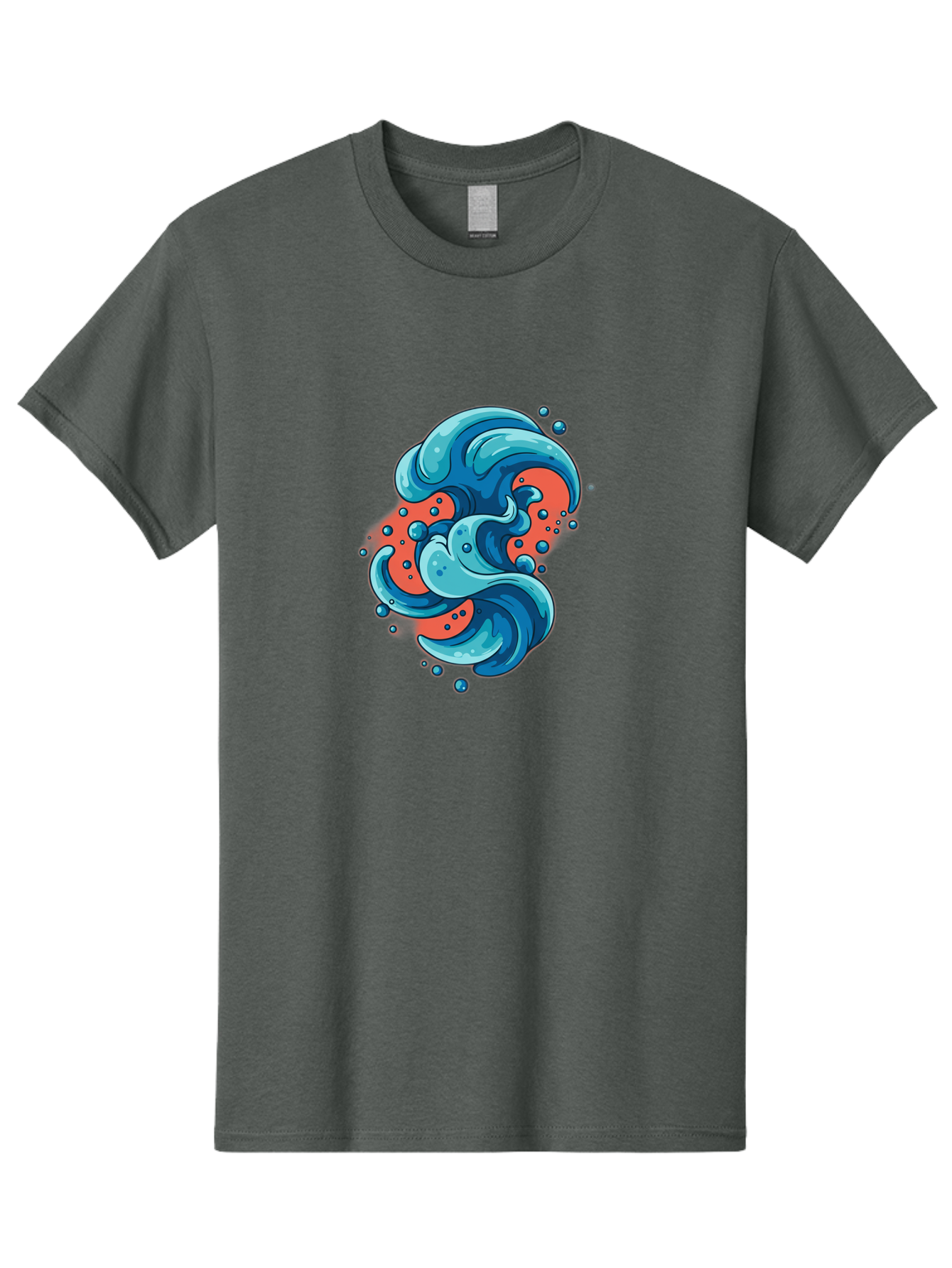 Blue-Wave Men'S Graphic Tee, 100% Cotton, Comfortable Casual Summer Wear, Machine Washable, Vintage Camera, Old Camera, Antique Camera, Black Camera, Classic Photography, Photography Equipment, Nostalgic Device, Film Camera, Camera Art Bag207