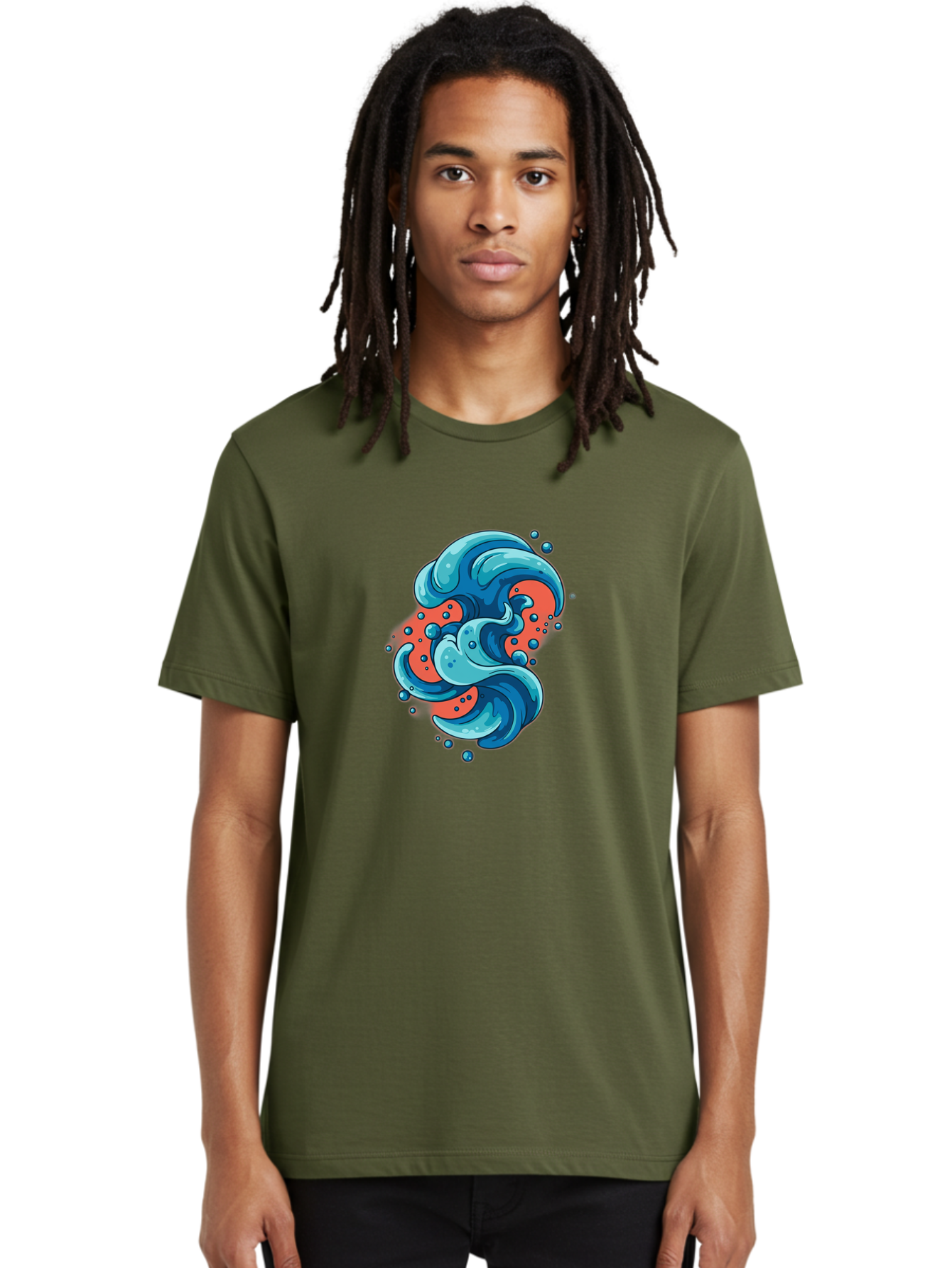 Blue-Wave Men'S Graphic Tee, 100% Cotton, Comfortable Casual Summer Wear, Machine Washable, Vintage Camera, Old Camera, Antique Camera, Black Camera, Classic Photography, Photography Equipment, Nostalgic Device, Film Camera, Camera Art Bag207