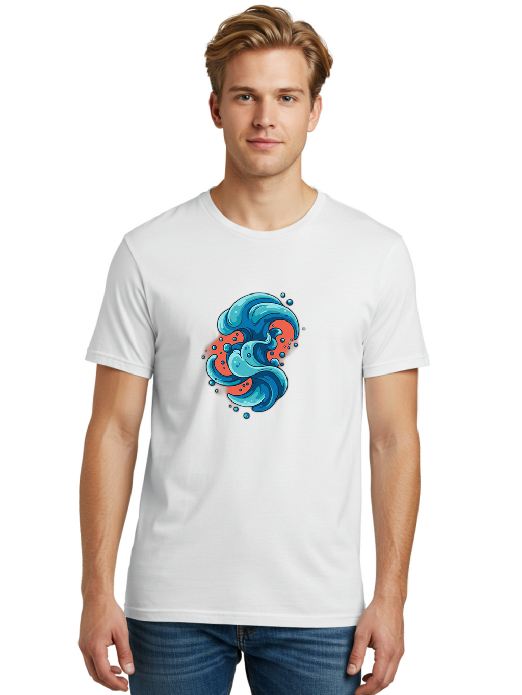 Blue-Wave Men'S Graphic Tee, 100% Cotton, Comfortable Casual Summer Wear, Machine Washable, Vintage Camera, Old Camera, Antique Camera, Black Camera, Classic Photography, Photography Equipment, Nostalgic Device, Film Camera, Camera Art Bag207