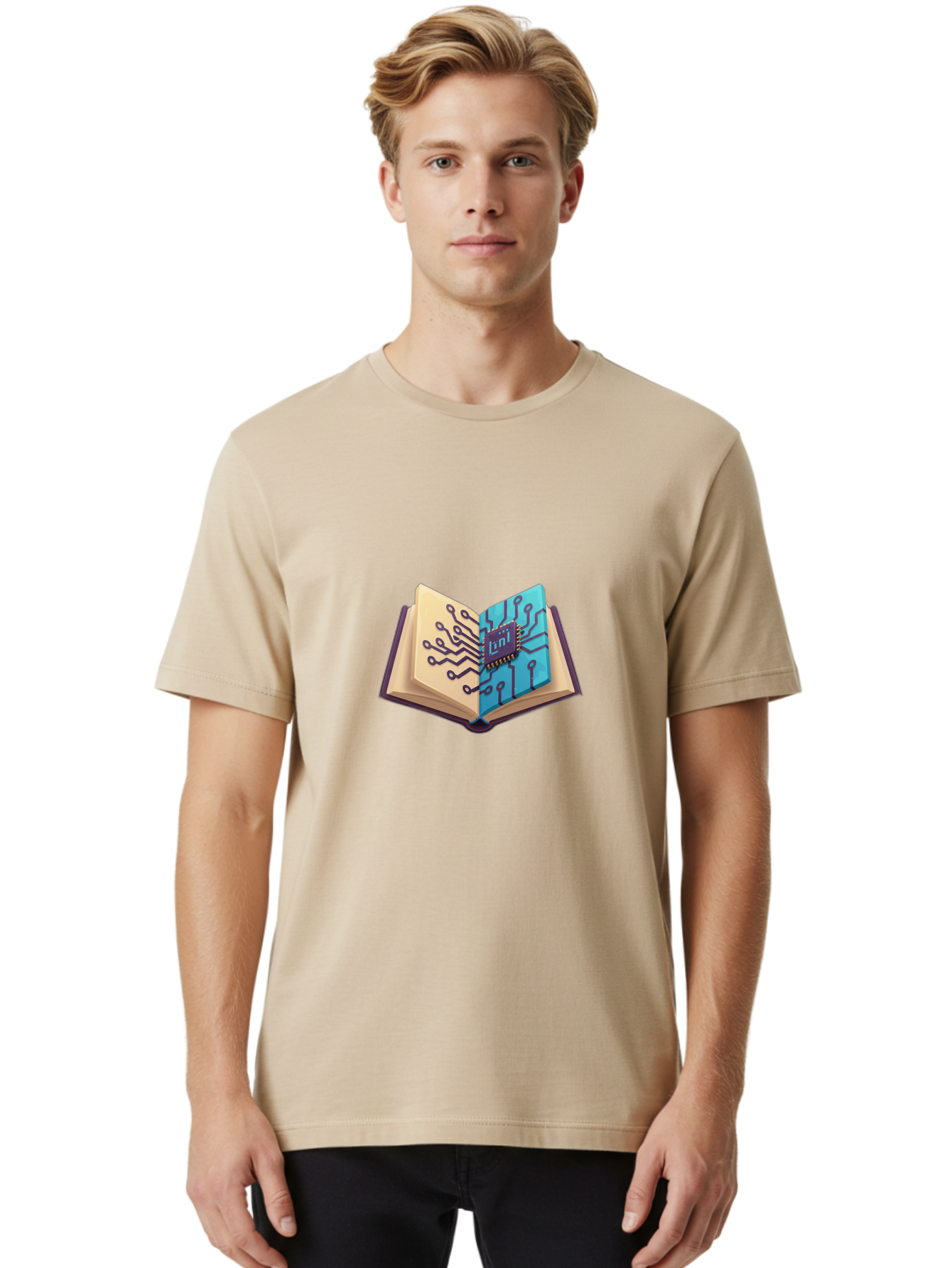 Bni-Microchip-Book Men'S Graphic Tee, 100% Cotton, Comfortable Casual Summer Wear, Machine Washable, Vintage Camera, Old Camera, Antique Camera, Black Camera, Classic Photography, Photography Equipment, Nostalgic Device, Film Camera, Bag209