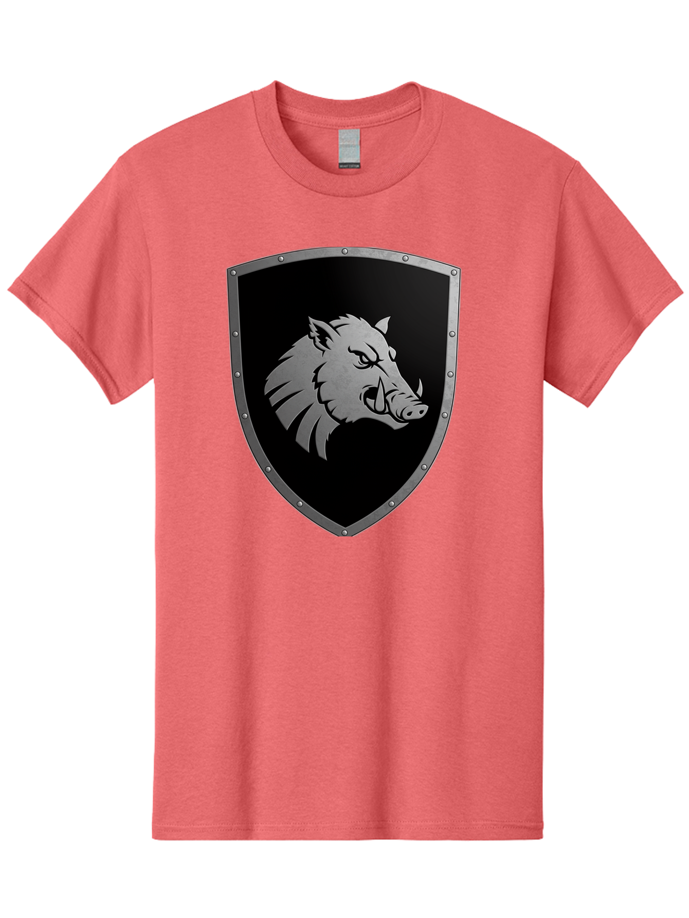 Boar-Head-Shield Men'S Graphic Tee, 100% Cotton, Comfortable Casual Summer Wear, Machine Washable, Vintage Camera, Old Camera, Antique Camera, Black Camera, Classic Photography, Photography Equipment, Nostalgic Device, Film Camera, Camera Art Bag210