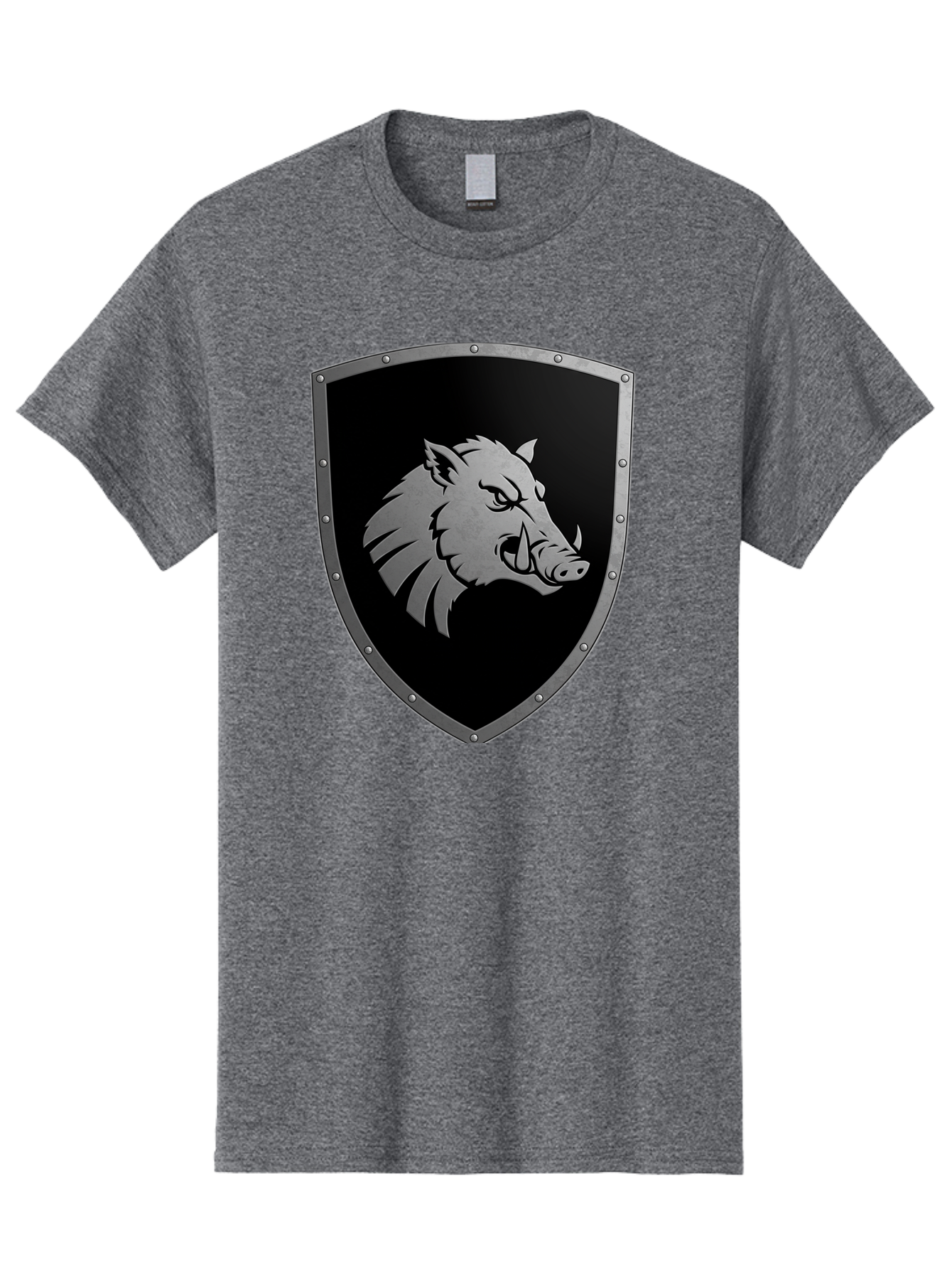 Boar-Head-Shield Men'S Graphic Tee, 100% Cotton, Comfortable Casual Summer Wear, Machine Washable, Vintage Camera, Old Camera, Antique Camera, Black Camera, Classic Photography, Photography Equipment, Nostalgic Device, Film Camera, Camera Art Bag210