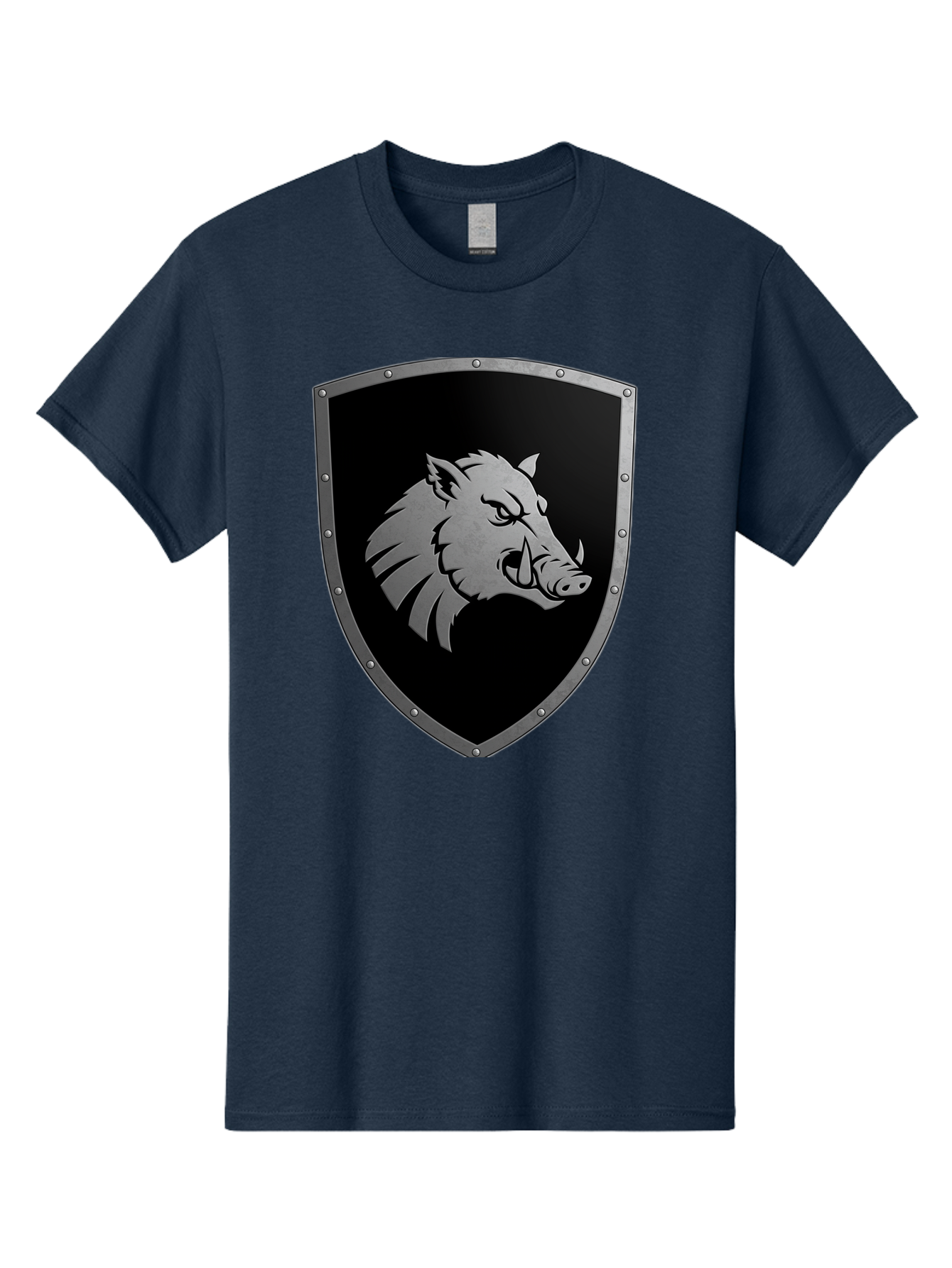 Boar-Head-Shield Men'S Graphic Tee, 100% Cotton, Comfortable Casual Summer Wear, Machine Washable, Vintage Camera, Old Camera, Antique Camera, Black Camera, Classic Photography, Photography Equipment, Nostalgic Device, Film Camera, Camera Art Bag210