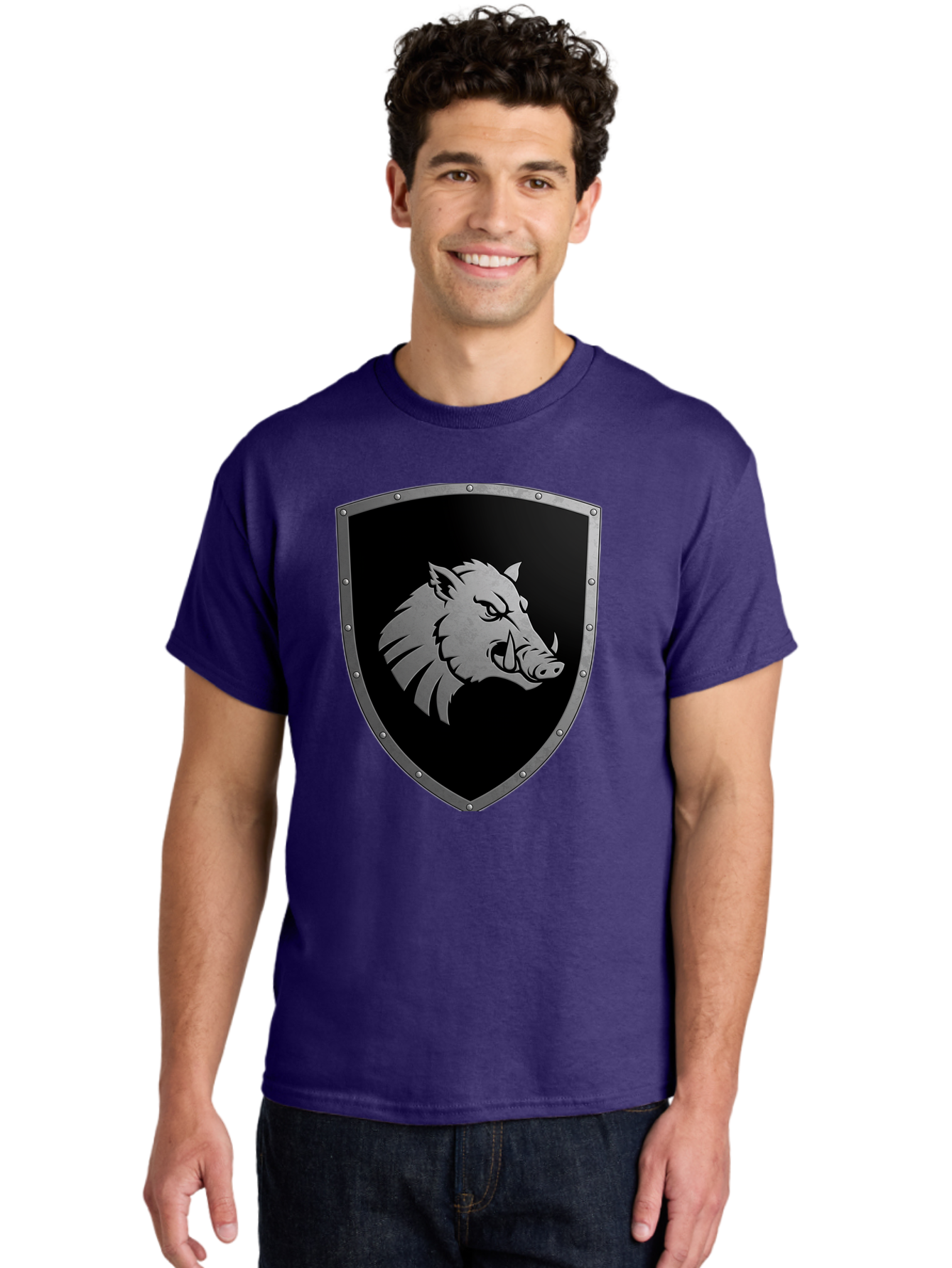 Boar-Head-Shield Men'S Graphic Tee, 100% Cotton, Comfortable Casual Summer Wear, Machine Washable, Vintage Camera, Old Camera, Antique Camera, Black Camera, Classic Photography, Photography Equipment, Nostalgic Device, Film Camera, Camera Art Bag210