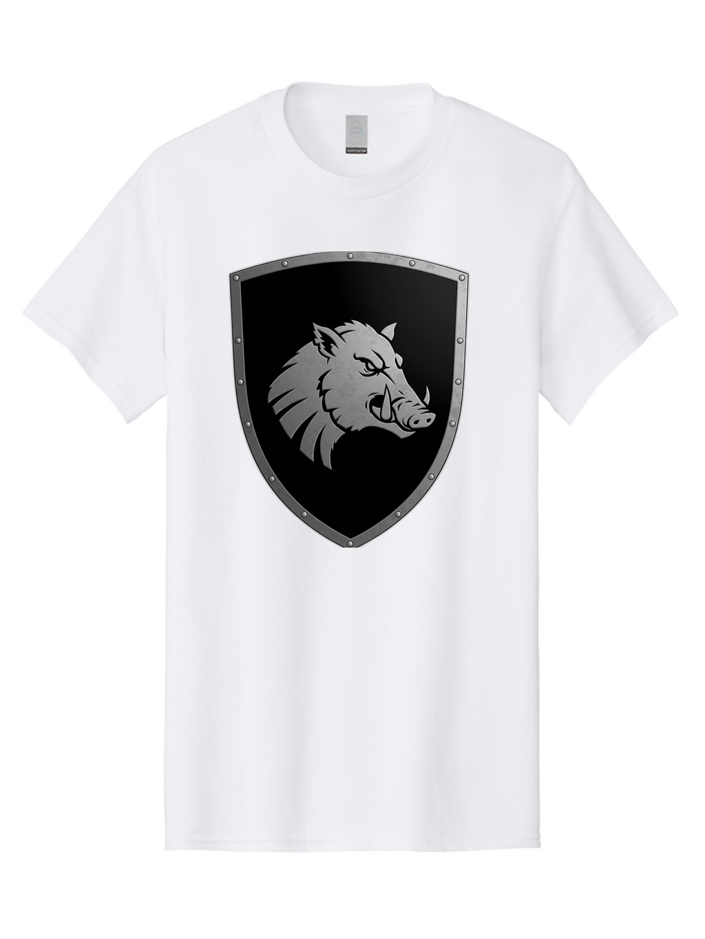 Boar-Head-Shield Men'S Graphic Tee, 100% Cotton, Comfortable Casual Summer Wear, Machine Washable, Vintage Camera, Old Camera, Antique Camera, Black Camera, Classic Photography, Photography Equipment, Nostalgic Device, Film Camera, Camera Art Bag210