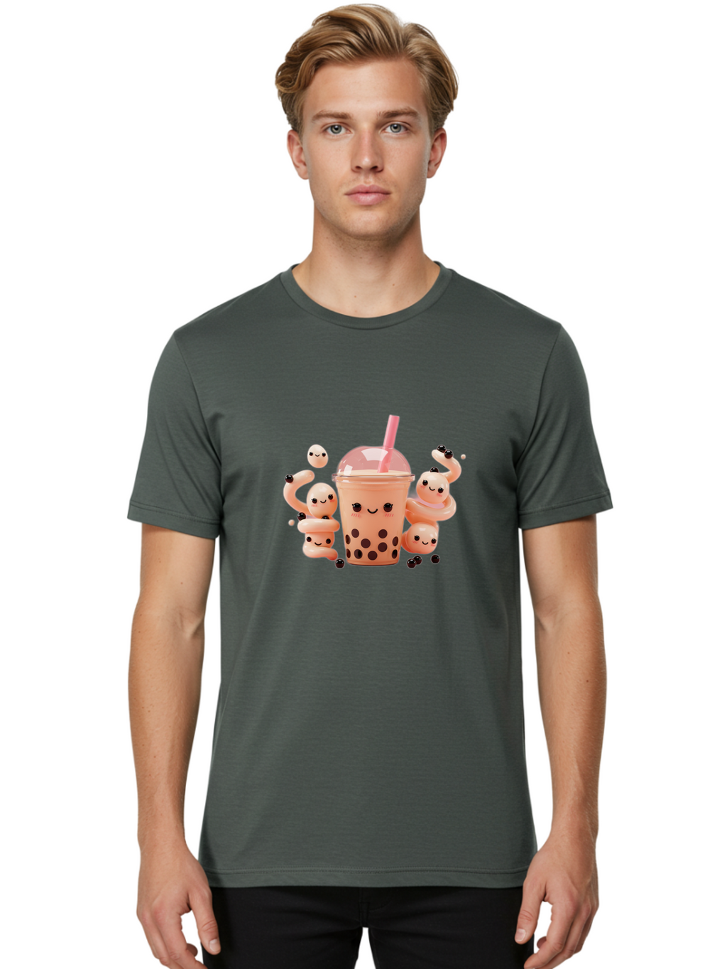 Boba-Tea Men'S Graphic Tee, 100% Cotton, Comfortable Casual Summer Wear, Machine Washable, Vintage Camera, Old Camera, Antique Camera, Black Camera, Classic Photography, Photography Equipment, Nostalgic Device, Film Camera, Camera Art Bag211