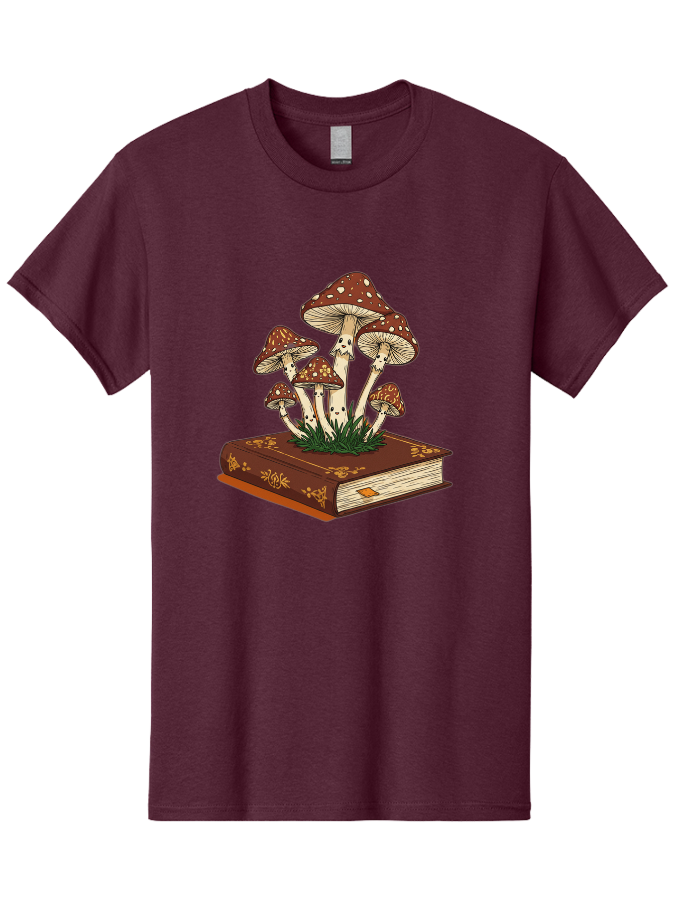 Book-With-Mushrooms Men'S Graphic Tee, 100% Cotton, Comfortable Casual Summer Wear, Machine Washable, Vintage Camera, Old Camera, Antique Camera, Black Camera, Classic Photography, Photography Equipment, Nostalgic Device, Film Camera, Bag212