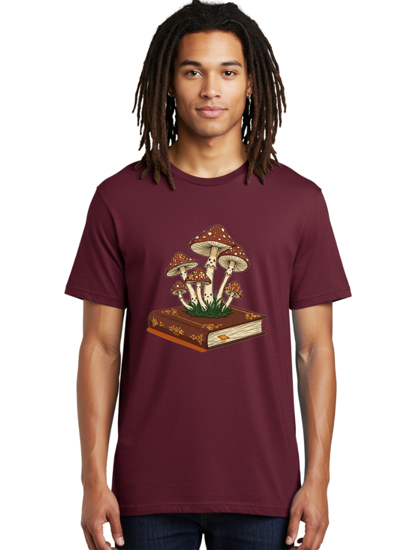 Book-With-Mushrooms Men'S Graphic Tee, 100% Cotton, Comfortable Casual Summer Wear, Machine Washable, Vintage Camera, Old Camera, Antique Camera, Black Camera, Classic Photography, Photography Equipment, Nostalgic Device, Film Camera, Bag212