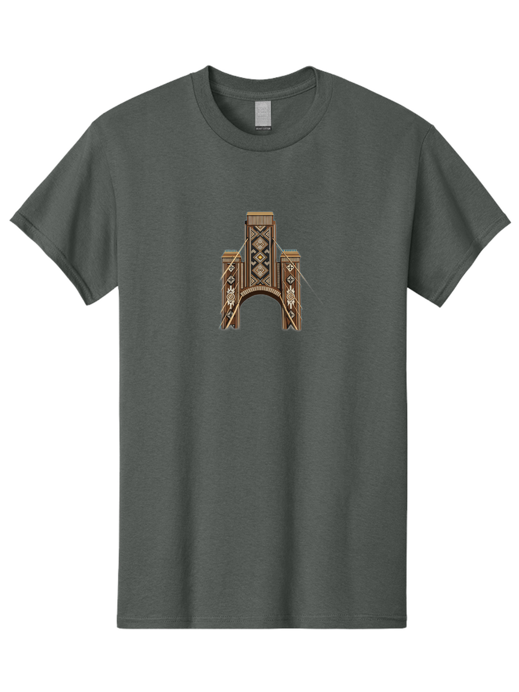 Brooklyn-Bridge Men'S Graphic Tee, 100% Cotton, Comfortable Casual Summer Wear, Machine Washable, Vintage Camera, Old Camera, Antique Camera, Black Camera, Classic Photography, Photography Equipment, Nostalgic Device, Film Camera, Camera Art Bag215