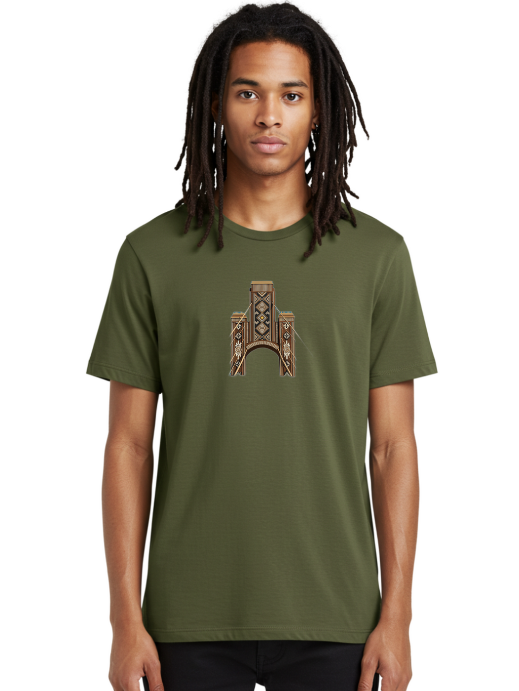 Brooklyn-Bridge Men'S Graphic Tee, 100% Cotton, Comfortable Casual Summer Wear, Machine Washable, Vintage Camera, Old Camera, Antique Camera, Black Camera, Classic Photography, Photography Equipment, Nostalgic Device, Film Camera, Camera Art Bag215