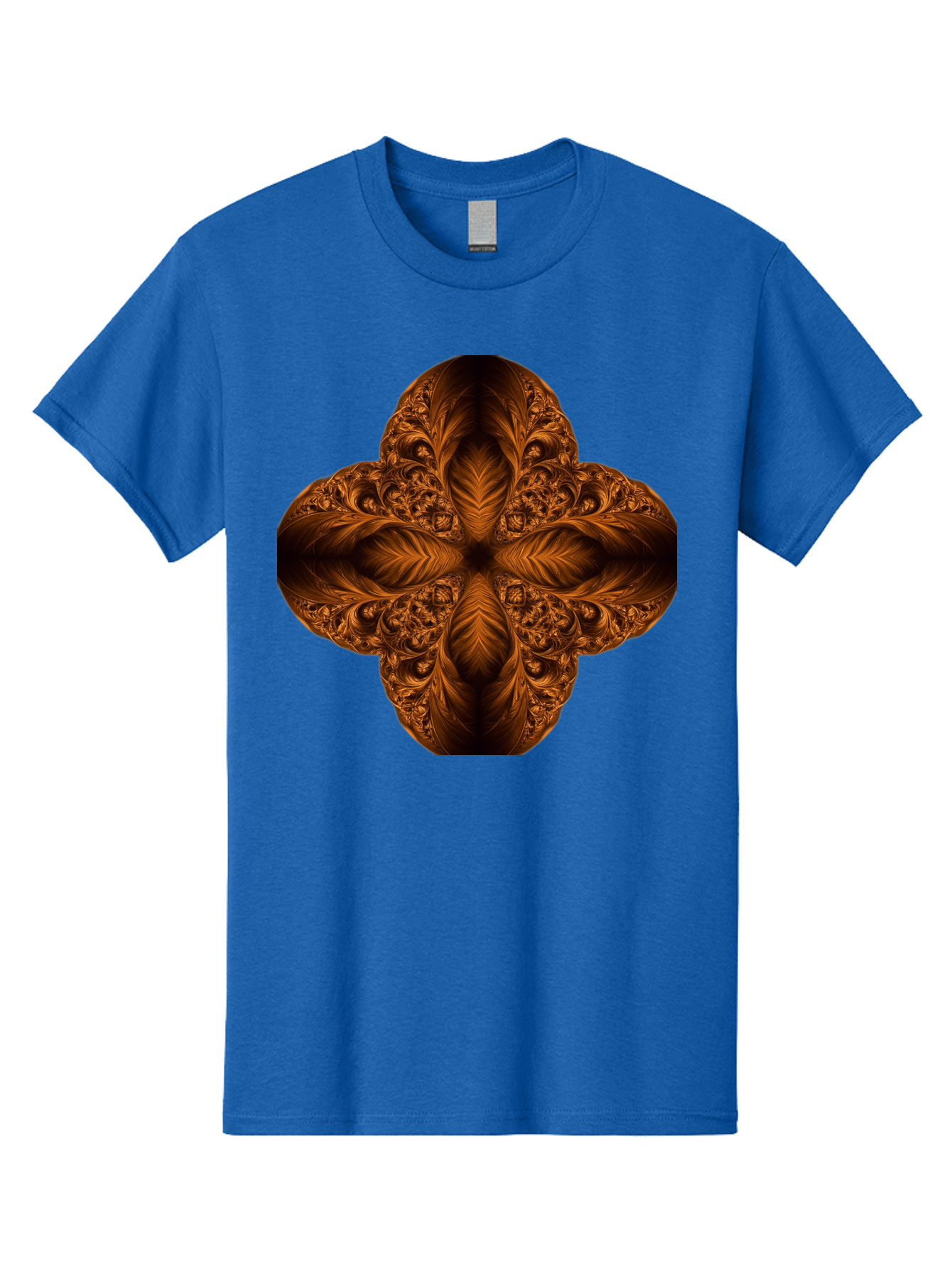 Brown-Fractal-Design Men'S Graphic Tee, 100% Cotton, Comfortable Casual Summer Wear, Machine Washable, Vintage Camera, Old Camera, Antique Camera, Black Camera, Classic Photography, Photography Equipment, Nostalgic Device, Film Camera, Bag216