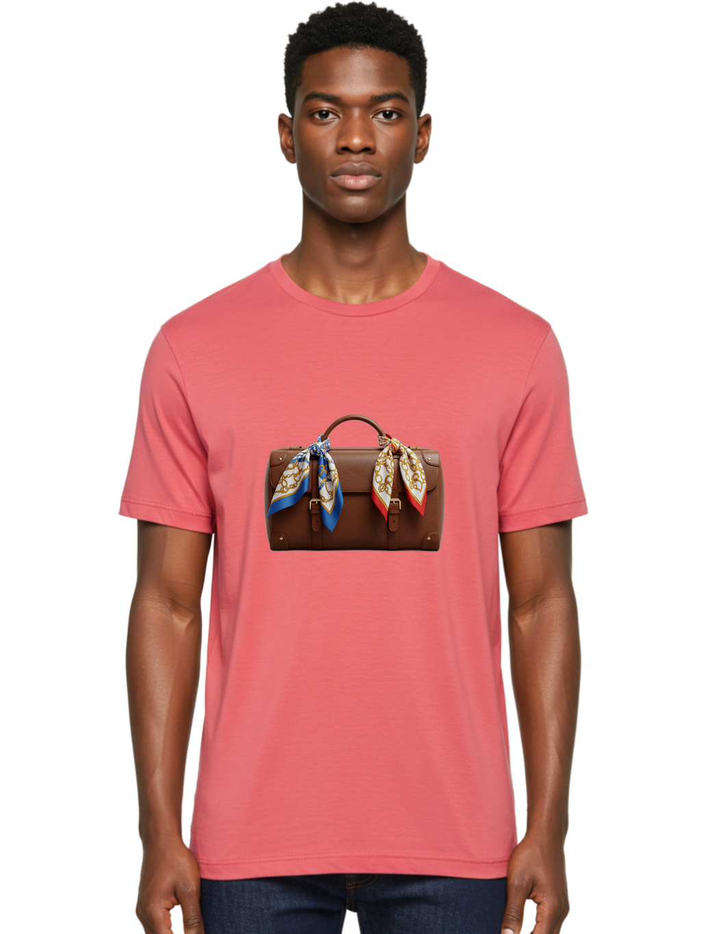 Brown-Leather-Handbag Men'S Graphic Tee, 100% Cotton, Comfortable Casual Summer Wear, Machine Washable, Vintage Camera, Old Camera, Antique Camera, Black Camera, Classic Photography, Photography Equipment, Nostalgic Device, Film Camera, Bag218