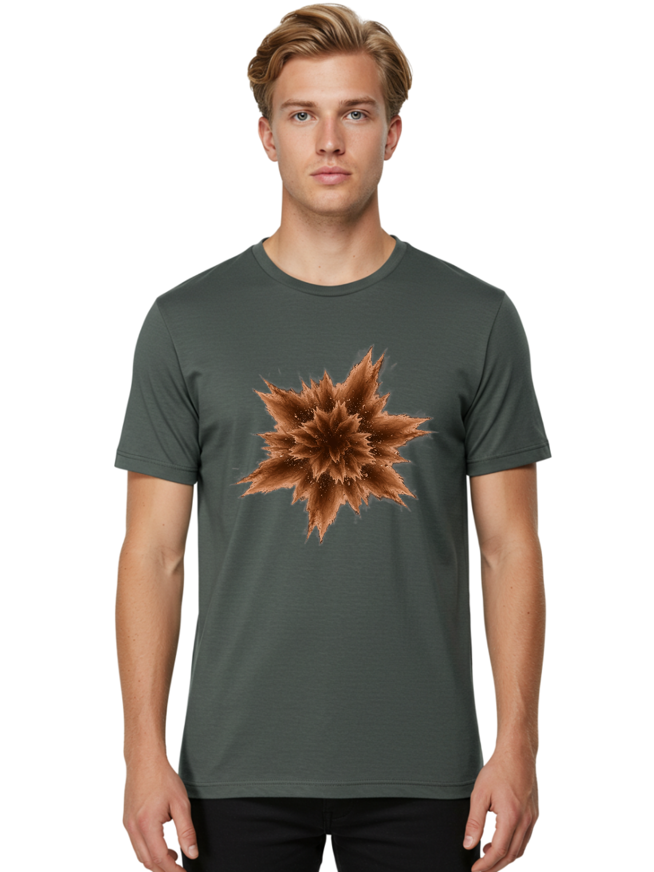 Brown-Star-Symbol Men'S Graphic Tee, 100% Cotton, Comfortable Casual Summer Wear, Machine Washable, Vintage Camera, Old Camera, Antique Camera, Black Camera, Classic Photography, Photography Equipment, Nostalgic Device, Film Camera, Camera Art Bag220