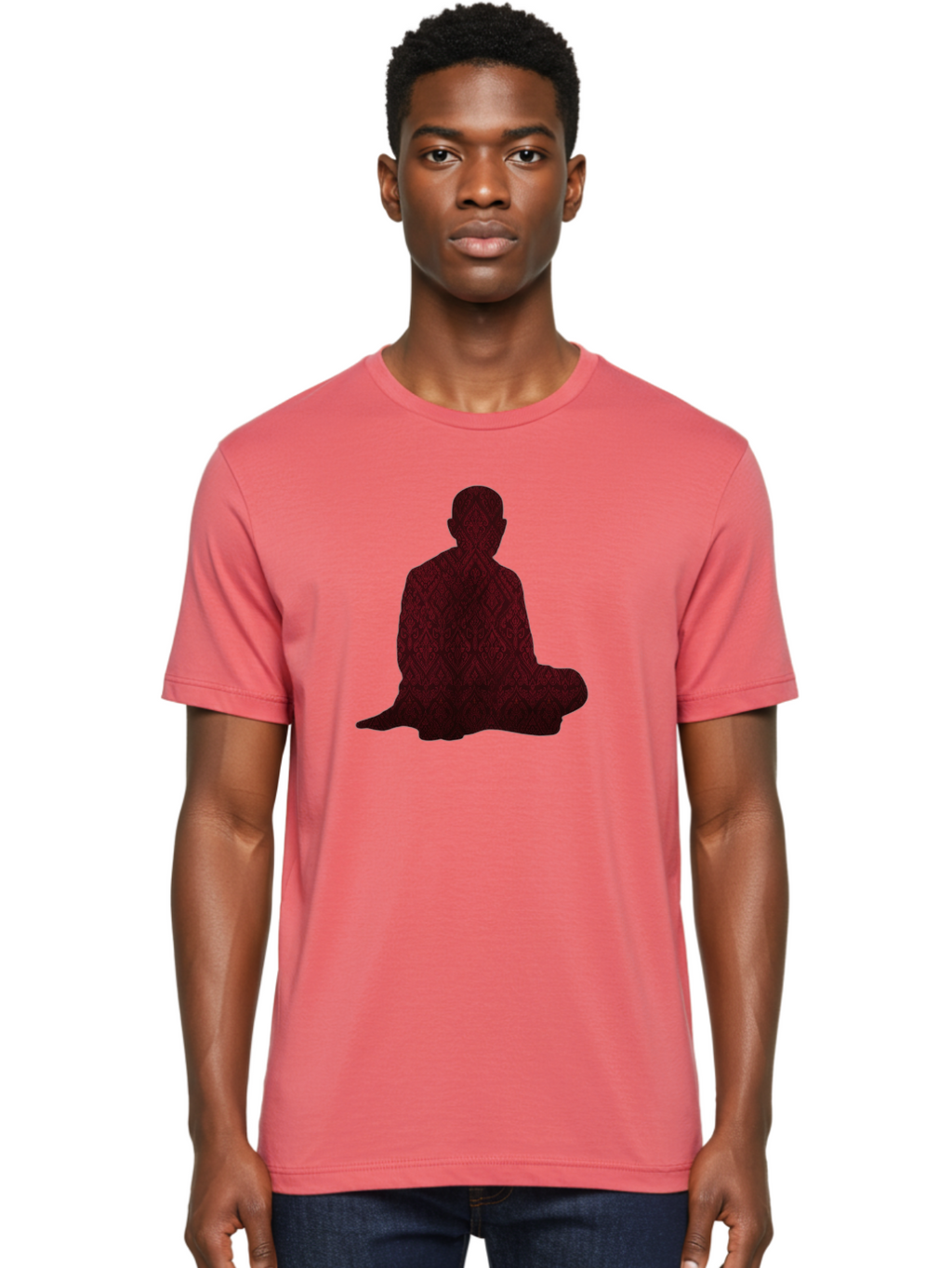 Buddha-Silhouette Men'S Graphic Tee, 100% Cotton, Comfortable Casual Summer Wear, Machine Washable, Vintage Camera, Old Camera, Antique Camera, Black Camera, Classic Photography, Photography Equipment, Nostalgic Device, Film Camera, Camera Art Bag222
