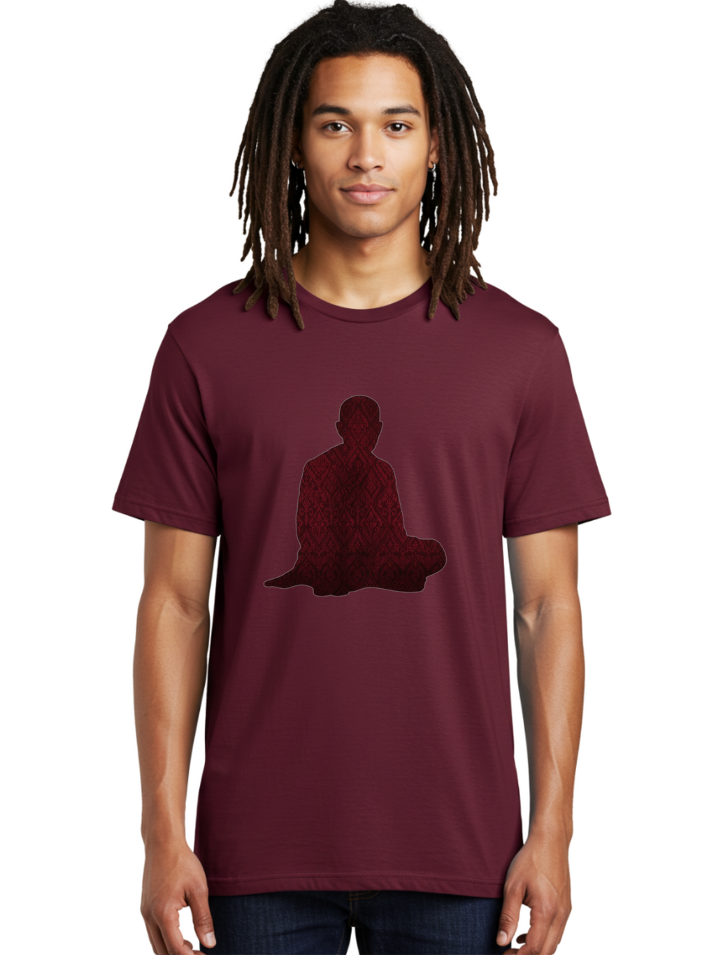 Buddha-Silhouette Men'S Graphic Tee, 100% Cotton, Comfortable Casual Summer Wear, Machine Washable, Vintage Camera, Old Camera, Antique Camera, Black Camera, Classic Photography, Photography Equipment, Nostalgic Device, Film Camera, Camera Art Bag222