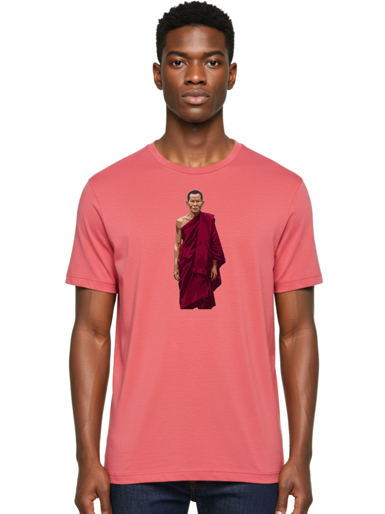 Buddhist-Monk-1 Men'S Graphic Tee, 100% Cotton, Comfortable Casual Summer Wear, Machine Washable, Vintage Camera, Old Camera, Antique Camera, Black Camera, Classic Photography, Photography Equipment, Nostalgic Device, Film Camera, Camera Art Bag224