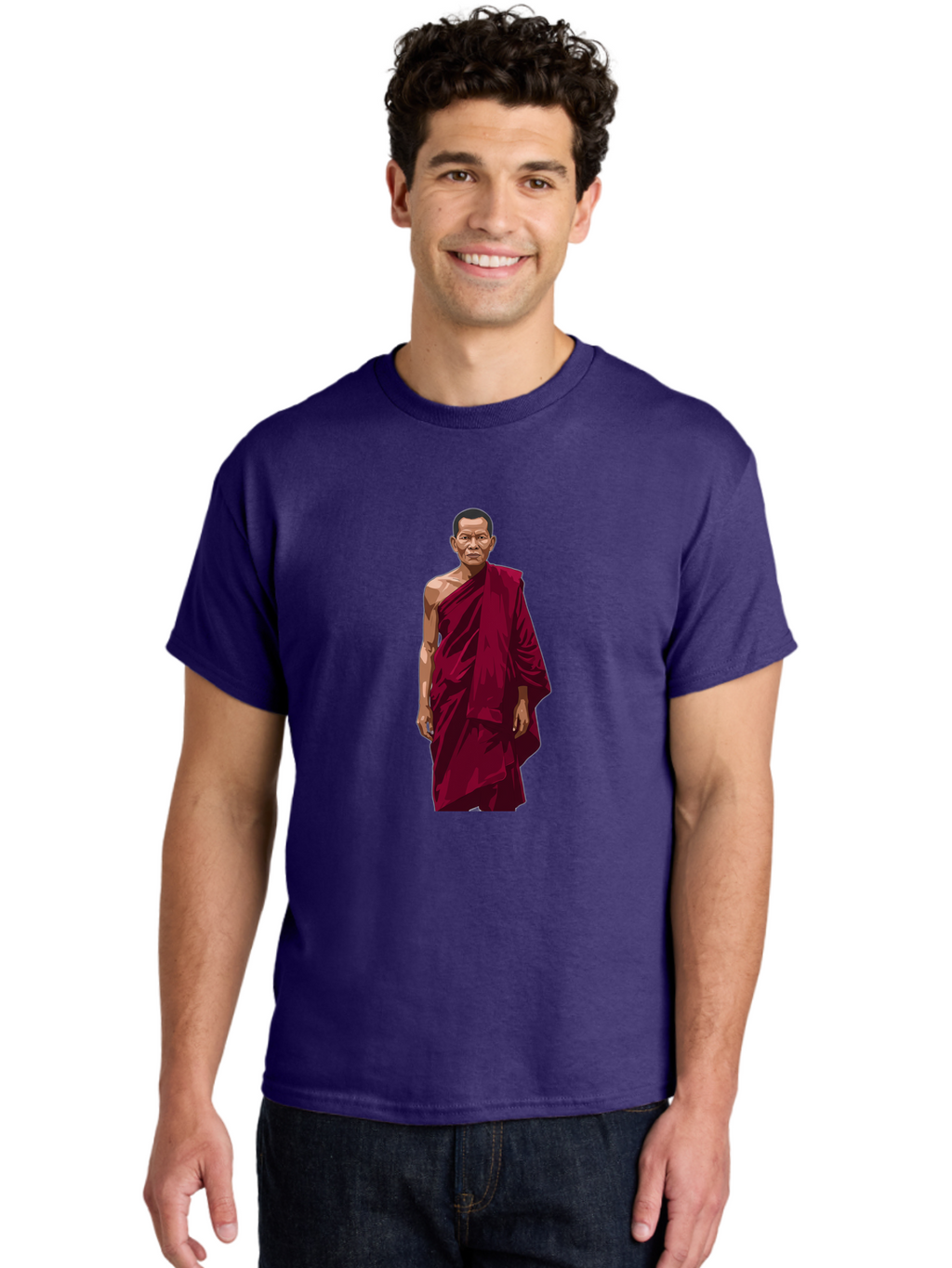 Buddhist-Monk-1 Men'S Graphic Tee, 100% Cotton, Comfortable Casual Summer Wear, Machine Washable, Vintage Camera, Old Camera, Antique Camera, Black Camera, Classic Photography, Photography Equipment, Nostalgic Device, Film Camera, Camera Art Bag224