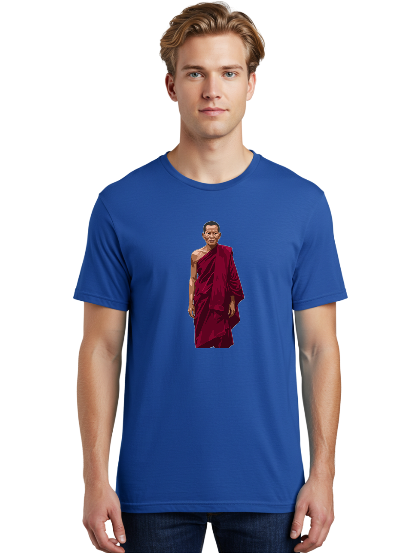 Buddhist-Monk-1 Men'S Graphic Tee, 100% Cotton, Comfortable Casual Summer Wear, Machine Washable, Vintage Camera, Old Camera, Antique Camera, Black Camera, Classic Photography, Photography Equipment, Nostalgic Device, Film Camera, Camera Art Bag224
