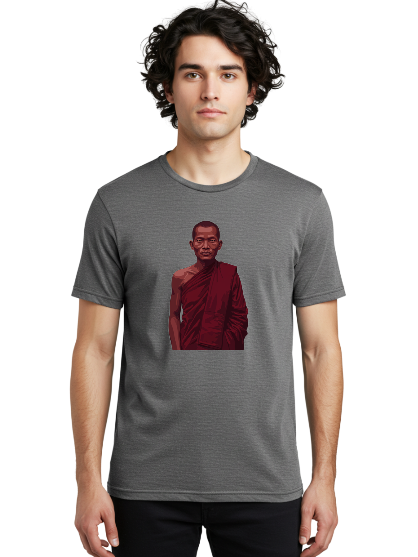 Buddhist-Monk-2 Men'S Graphic Tee, 100% Cotton, Comfortable Casual Summer Wear, Machine Washable, Vintage Camera, Old Camera, Antique Camera, Black Camera, Classic Photography, Photography Equipment, Nostalgic Device, Film Camera, Camera Art Bag225