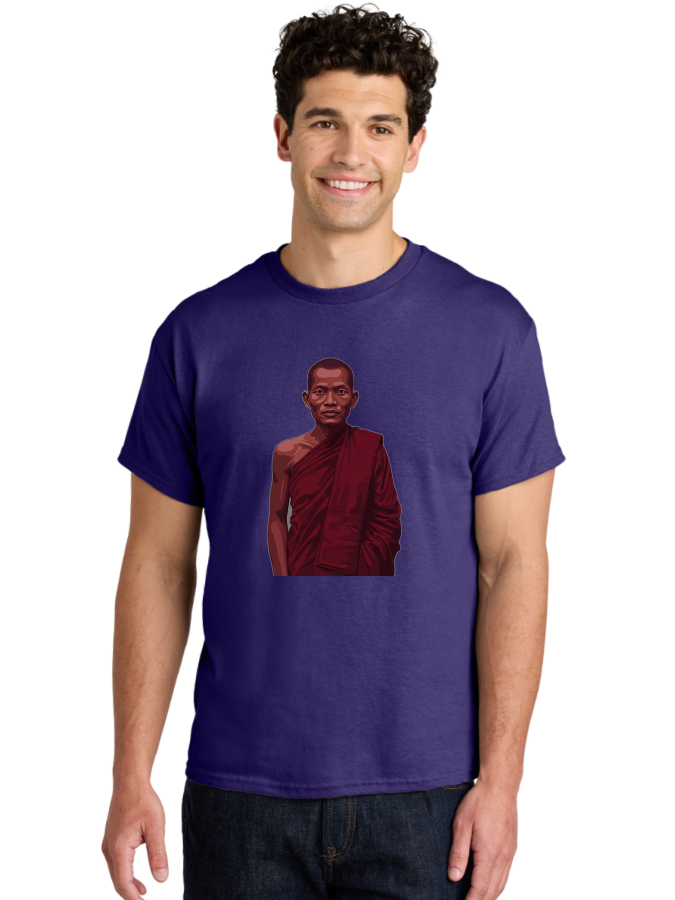 Buddhist-Monk-2 Men'S Graphic Tee, 100% Cotton, Comfortable Casual Summer Wear, Machine Washable, Vintage Camera, Old Camera, Antique Camera, Black Camera, Classic Photography, Photography Equipment, Nostalgic Device, Film Camera, Camera Art Bag225