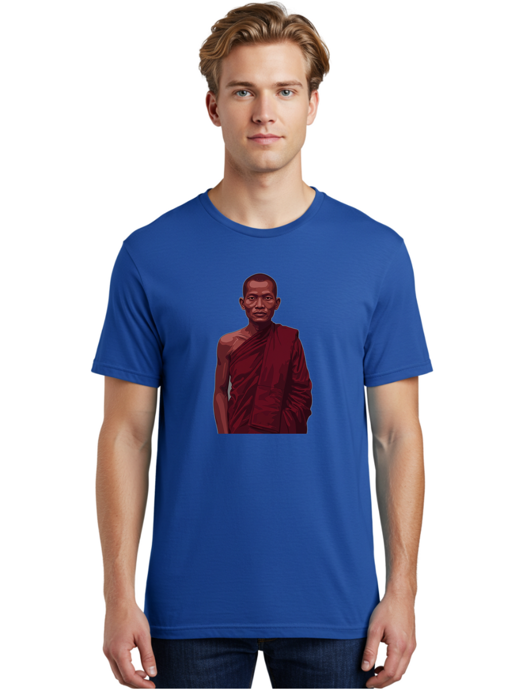 Buddhist-Monk-2 Men'S Graphic Tee, 100% Cotton, Comfortable Casual Summer Wear, Machine Washable, Vintage Camera, Old Camera, Antique Camera, Black Camera, Classic Photography, Photography Equipment, Nostalgic Device, Film Camera, Camera Art Bag225