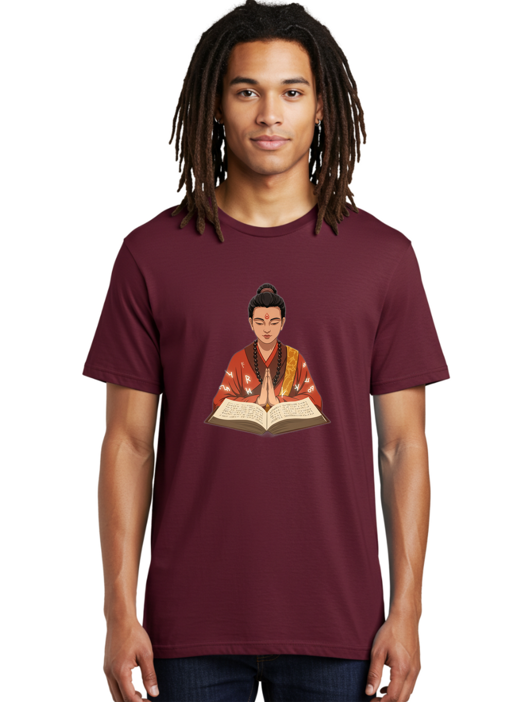 Buddhist-Monk-Praying Men'S Graphic Tee, 100% Cotton, Comfortable Casual Summer Wear, Machine Washable, Vintage Camera, Old Camera, Antique Camera, Black Camera, Classic Photography, Photography Equipment, Nostalgic Device, Film Camera, Bag227
