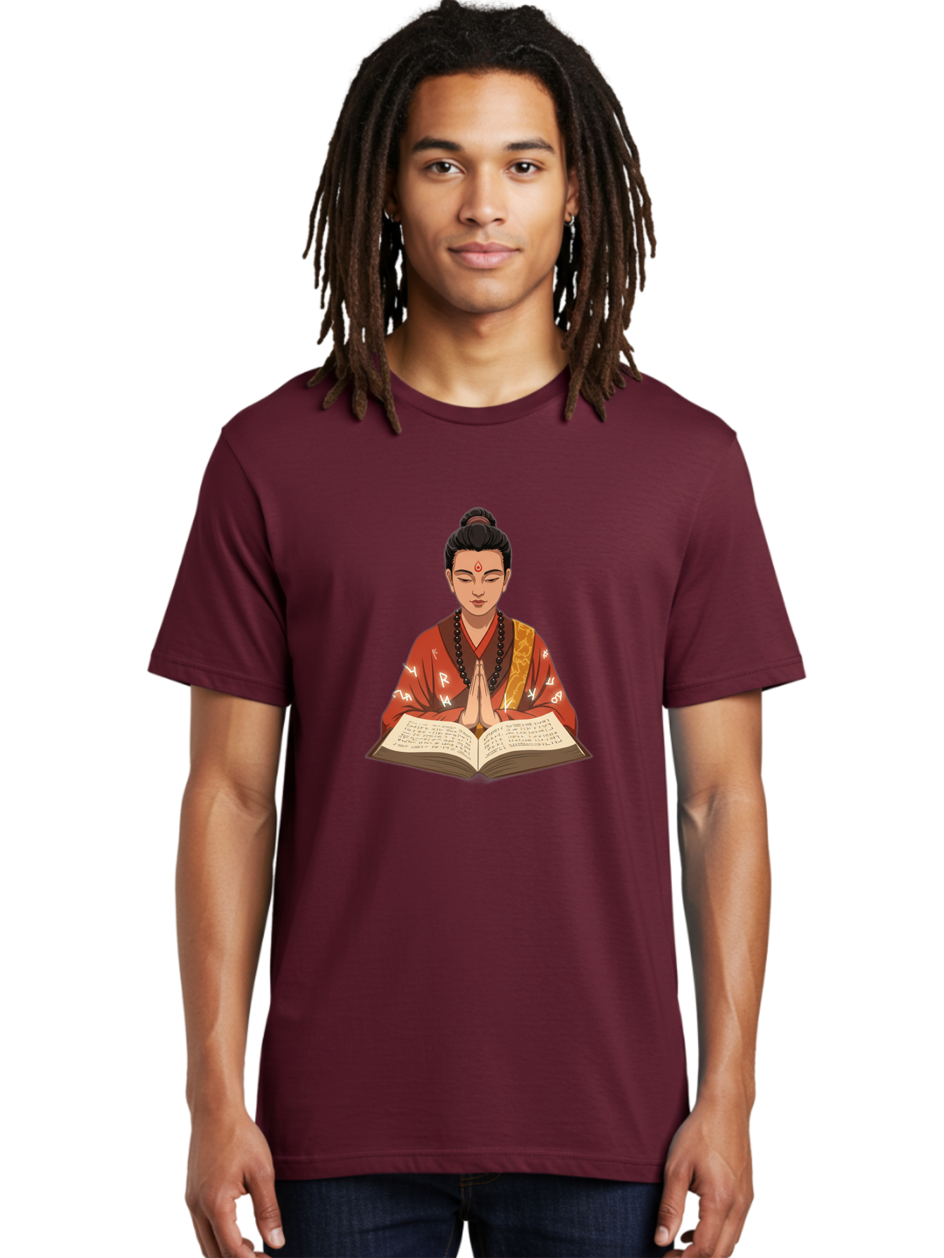 Buddhist-Monk-Praying Men'S Graphic Tee, 100% Cotton, Comfortable Casual Summer Wear, Machine Washable, Vintage Camera, Old Camera, Antique Camera, Black Camera, Classic Photography, Photography Equipment, Nostalgic Device, Film Camera, Bag227