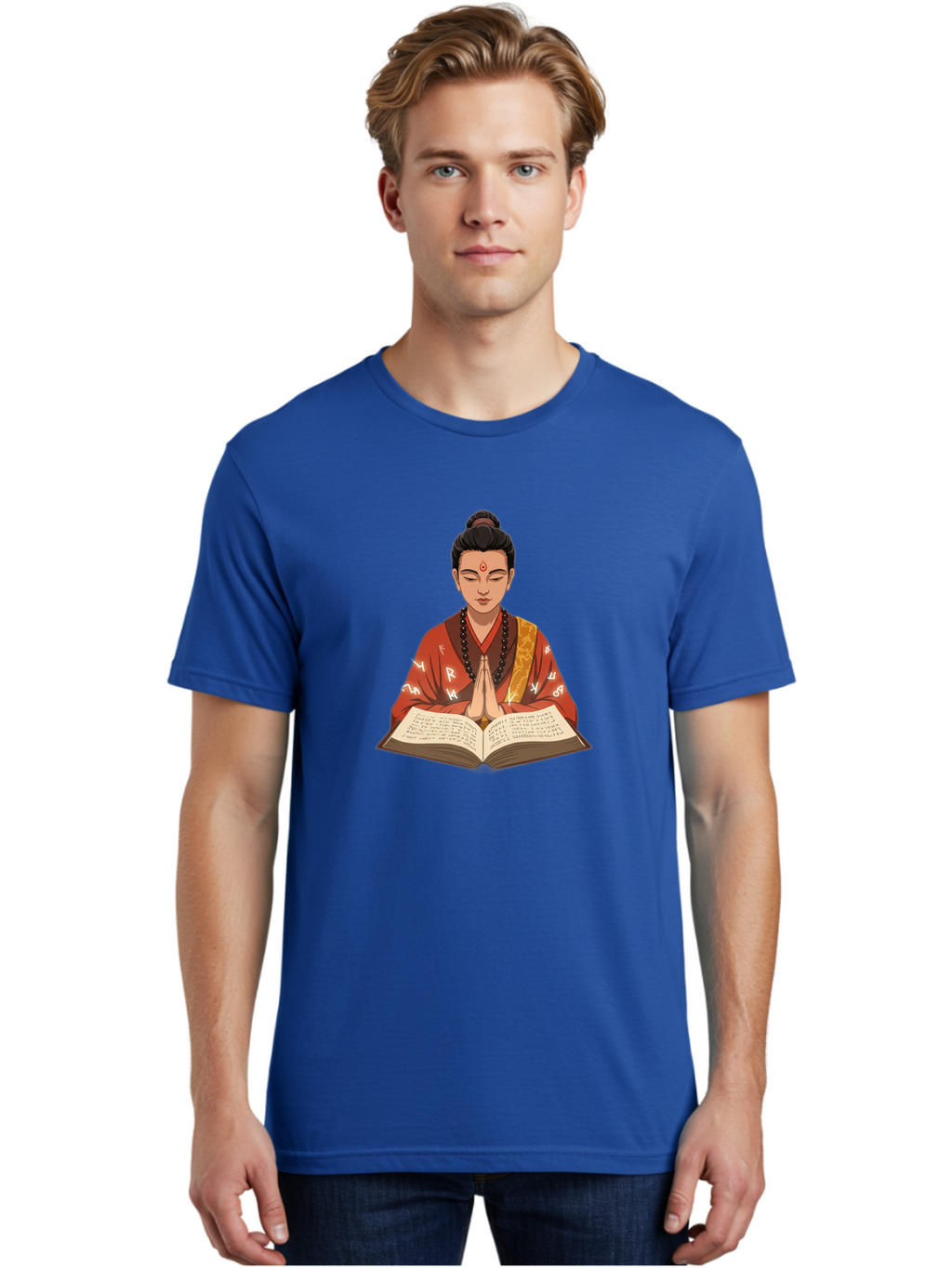 Buddhist-Monk-Praying Men'S Graphic Tee, 100% Cotton, Comfortable Casual Summer Wear, Machine Washable, Vintage Camera, Old Camera, Antique Camera, Black Camera, Classic Photography, Photography Equipment, Nostalgic Device, Film Camera, Bag227