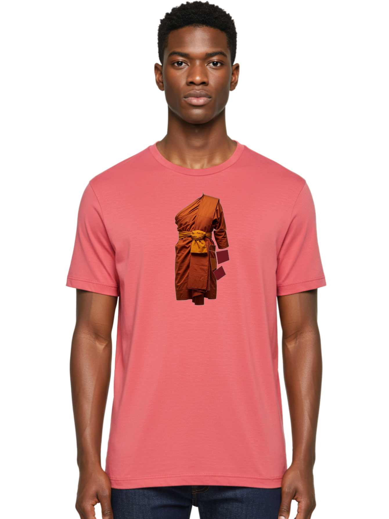 Buddhist-Monk-Robe-1 Men'S Graphic Tee, 100% Cotton, Comfortable Casual Summer Wear, Machine Washable, Vintage Camera, Old Camera, Antique Camera, Black Camera, Classic Photography, Photography Equipment, Nostalgic Device, Film Camera, Bag228