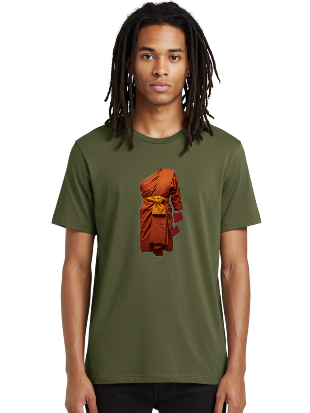Buddhist-Monk-Robe-1 Men'S Graphic Tee, 100% Cotton, Comfortable Casual Summer Wear, Machine Washable, Vintage Camera, Old Camera, Antique Camera, Black Camera, Classic Photography, Photography Equipment, Nostalgic Device, Film Camera, Bag228