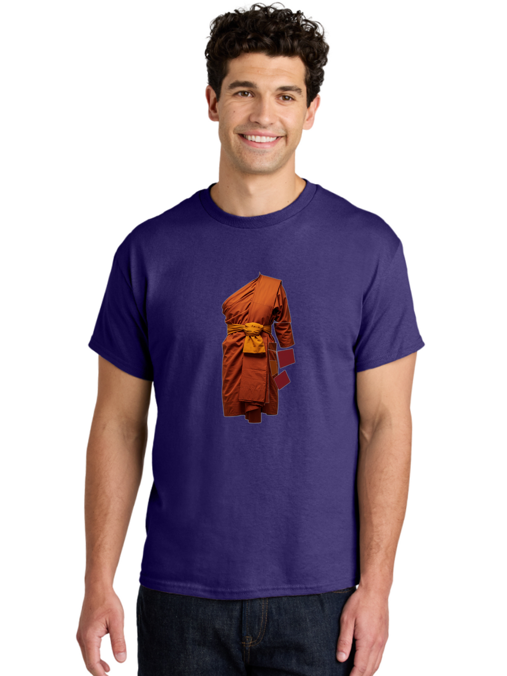 Buddhist-Monk-Robe-1 Men'S Graphic Tee, 100% Cotton, Comfortable Casual Summer Wear, Machine Washable, Vintage Camera, Old Camera, Antique Camera, Black Camera, Classic Photography, Photography Equipment, Nostalgic Device, Film Camera, Bag228
