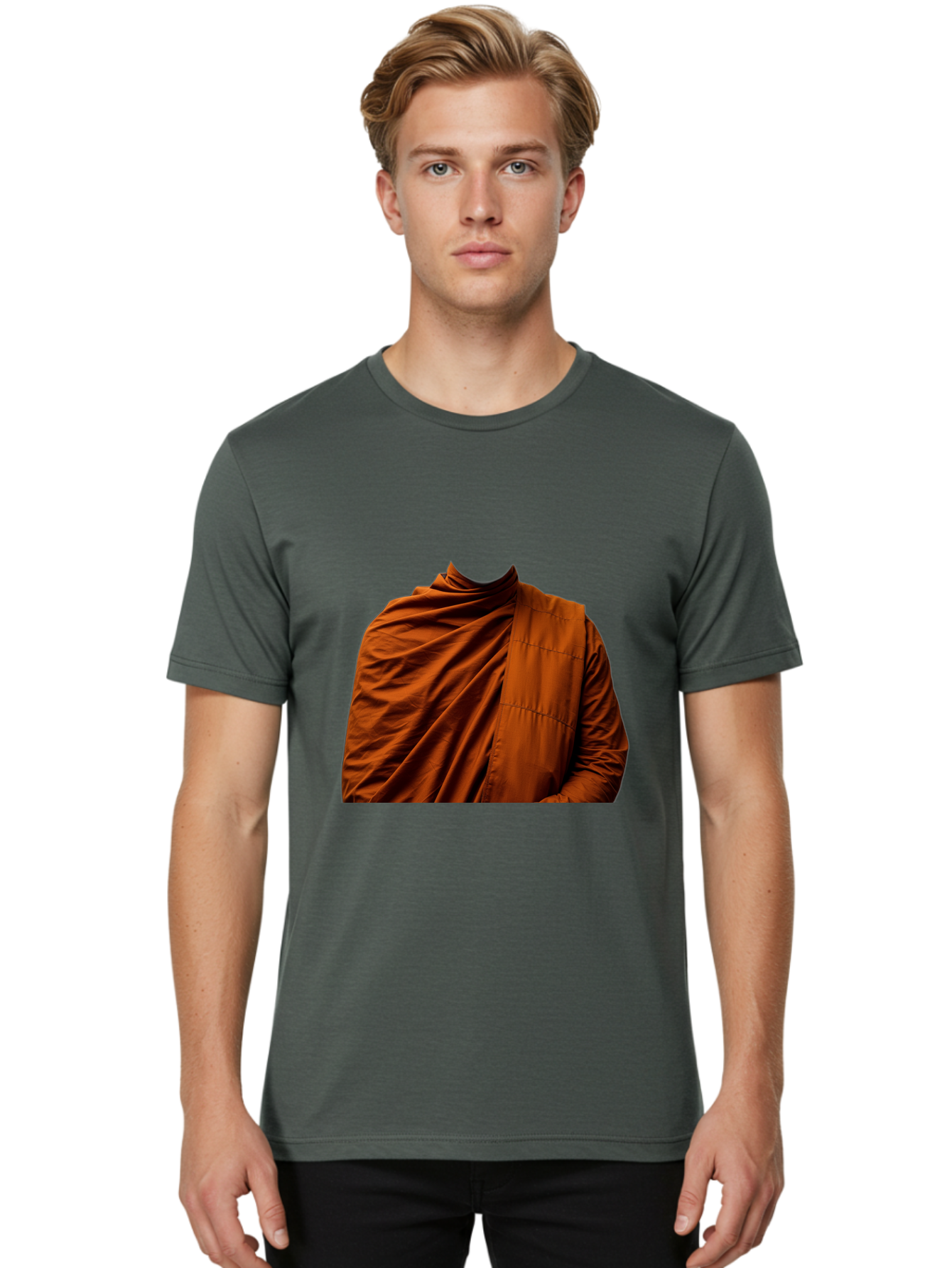Buddhist-Monk-Robe Men'S Graphic Tee, 100% Cotton, Comfortable Casual Summer Wear, Machine Washable, Vintage Camera, Old Camera, Antique Camera, Black Camera, Classic Photography, Photography Equipment, Nostalgic Device, Film Camera, Bag229
