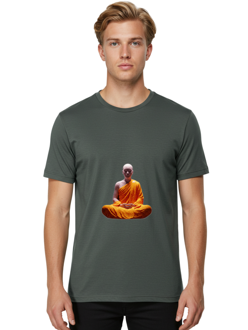 Buddhist-Monk Men'S Graphic Tee, 100% Cotton, Comfortable Casual Summer Wear, Machine Washable, Vintage Camera, Old Camera, Antique Camera, Black Camera, Classic Photography, Photography Equipment, Nostalgic Device, Film Camera, Camera Art Bag231