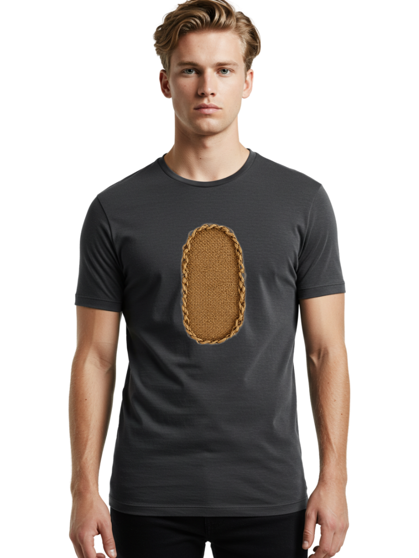 Burlap-Frame Men'S Graphic Tee, 100% Cotton, Comfortable Casual Summer Wear, Machine Washable, Vintage Camera, Old Camera, Antique Camera, Black Camera, Classic Photography, Photography Equipment, Nostalgic Device, Film Camera, Camera Art Bag233