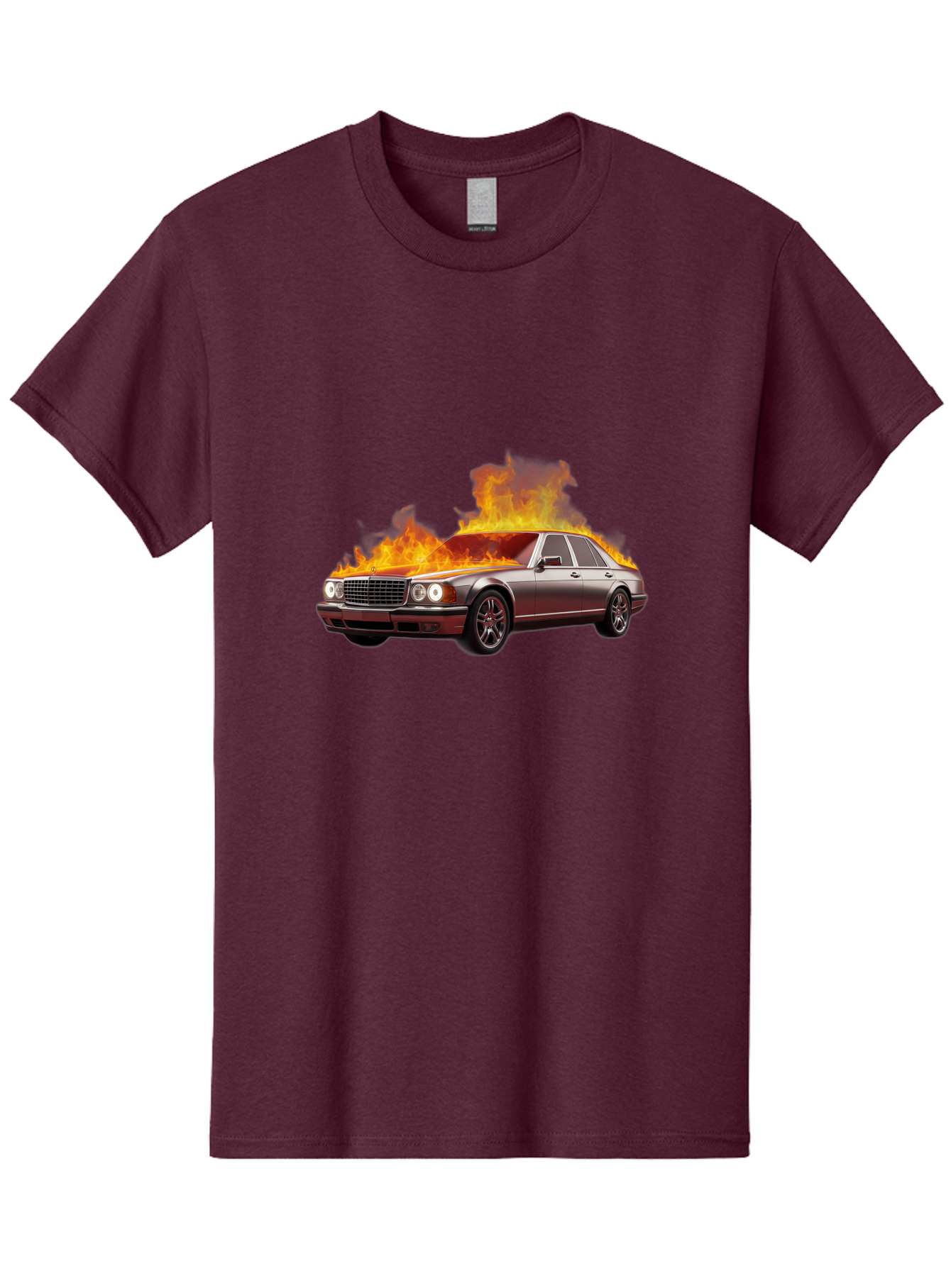 Burning-Mercedes Men'S Graphic Tee, 100% Cotton, Comfortable Casual Summer Wear, Machine Washable, Vintage Camera, Old Camera, Antique Camera, Black Camera, Classic Photography, Photography Equipment, Nostalgic Device, Film Camera, Camera Art Bag234