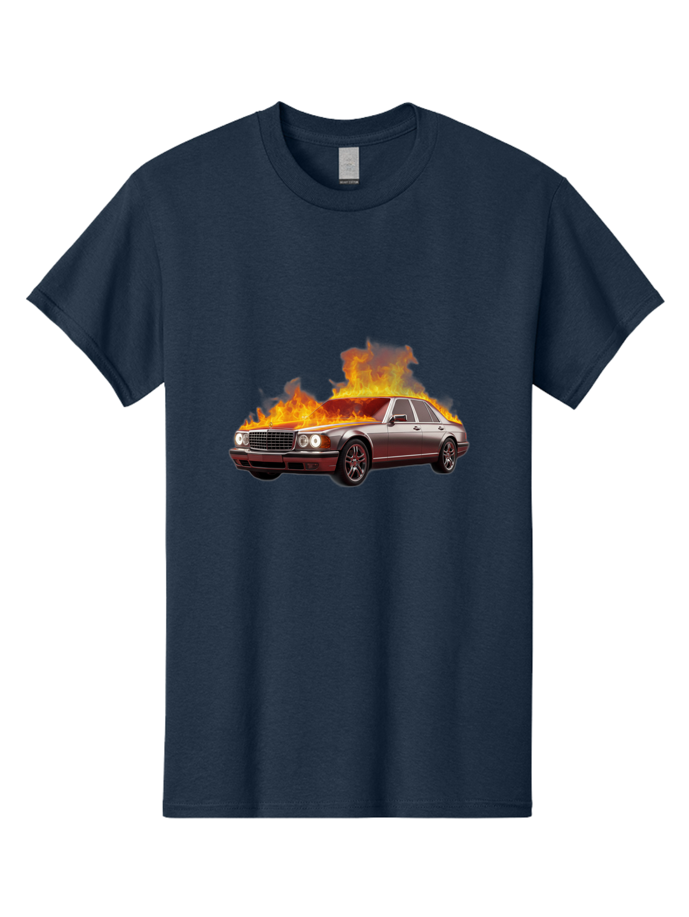 Burning-Mercedes Men'S Graphic Tee, 100% Cotton, Comfortable Casual Summer Wear, Machine Washable, Vintage Camera, Old Camera, Antique Camera, Black Camera, Classic Photography, Photography Equipment, Nostalgic Device, Film Camera, Camera Art Bag234