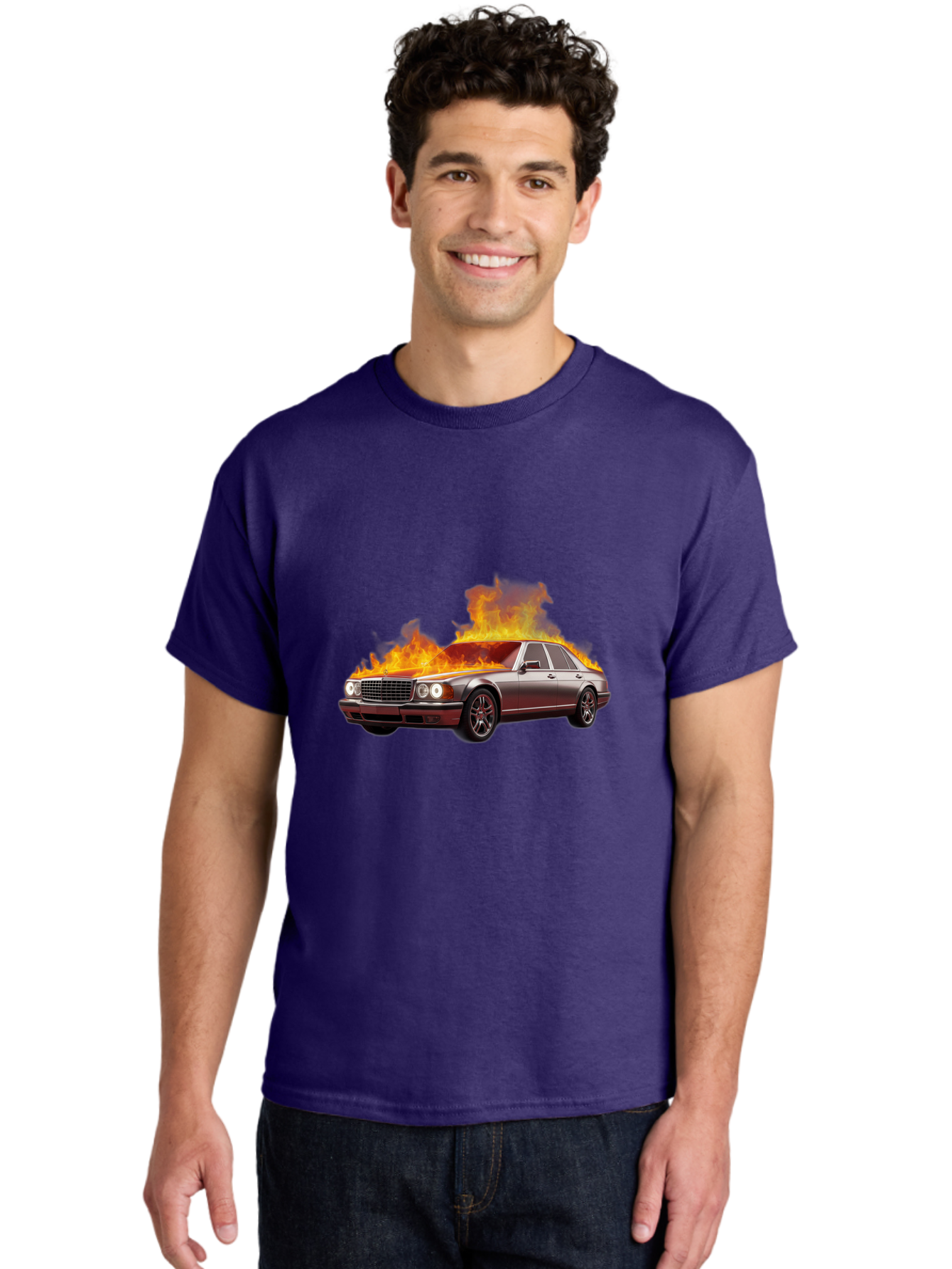Burning-Mercedes Men'S Graphic Tee, 100% Cotton, Comfortable Casual Summer Wear, Machine Washable, Vintage Camera, Old Camera, Antique Camera, Black Camera, Classic Photography, Photography Equipment, Nostalgic Device, Film Camera, Camera Art Bag234