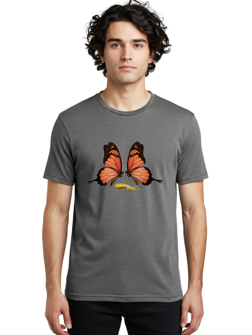 Butterfly-Pair Men'S Graphic Tee, 100% Cotton, Comfortable Casual Summer Wear, Machine Washable, Vintage Camera, Old Camera, Antique Camera, Black Camera, Classic Photography, Photography Equipment, Nostalgic Device, Film Camera, Camera Art Bag235
