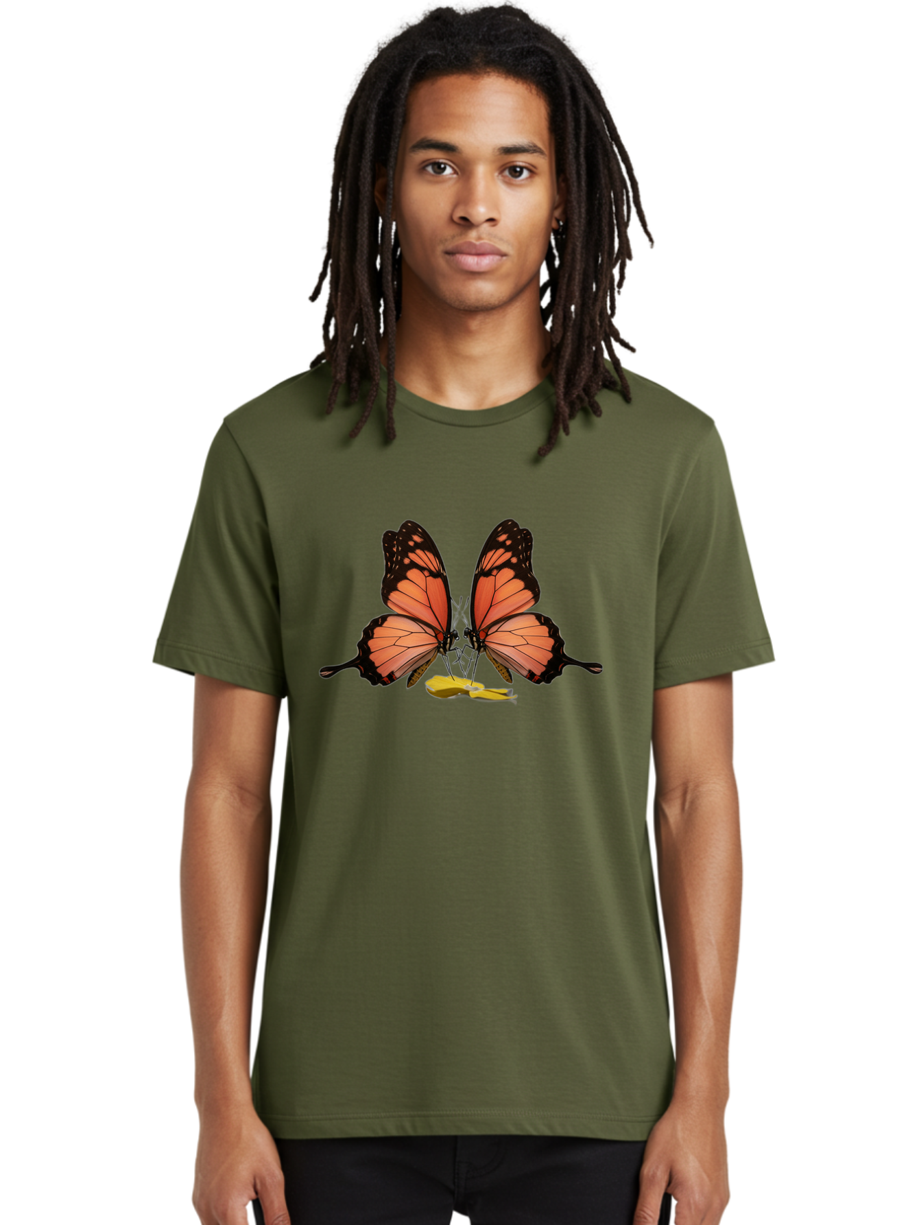 Butterfly-Pair Men'S Graphic Tee, 100% Cotton, Comfortable Casual Summer Wear, Machine Washable, Vintage Camera, Old Camera, Antique Camera, Black Camera, Classic Photography, Photography Equipment, Nostalgic Device, Film Camera, Camera Art Bag235