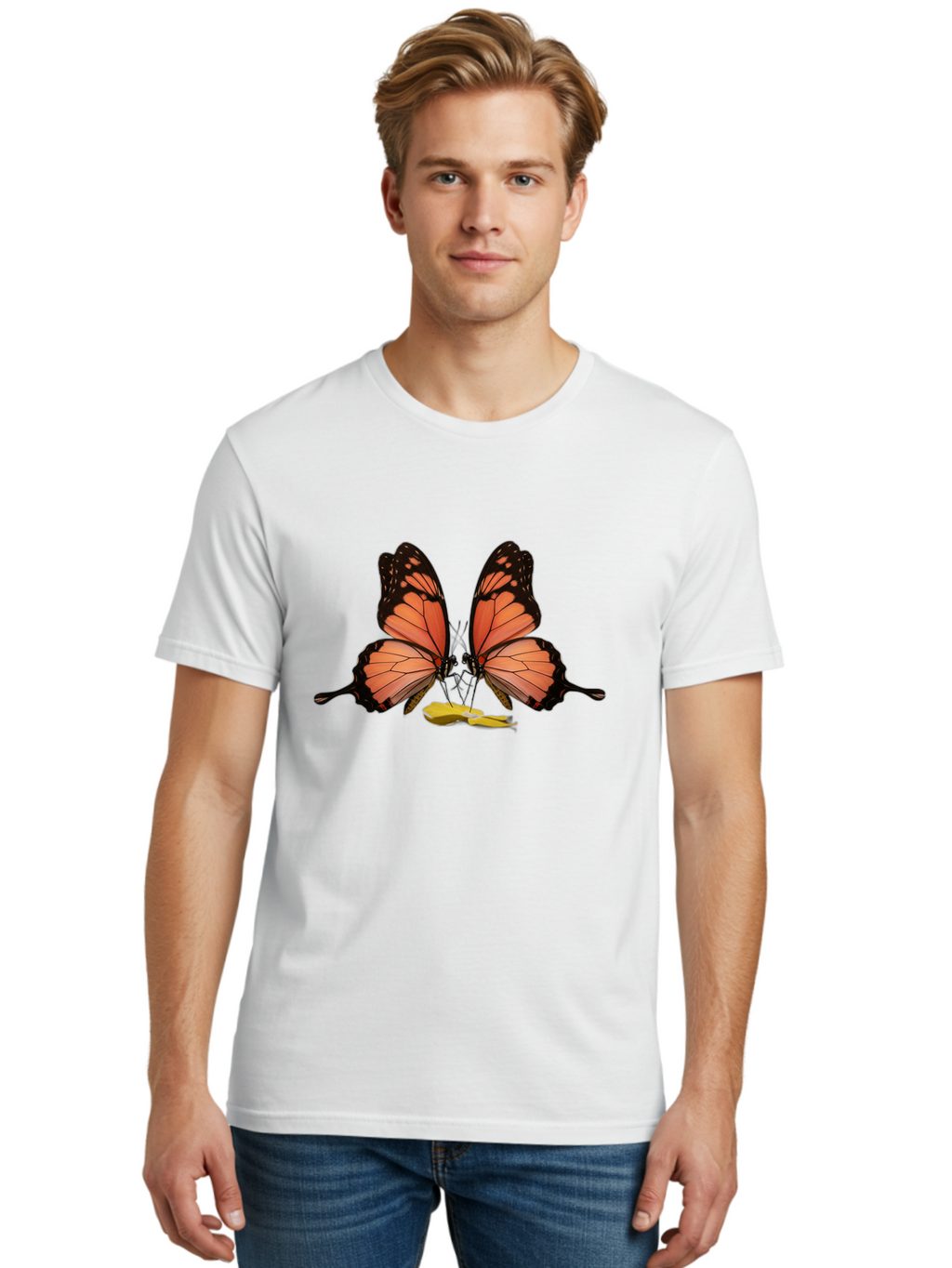 Butterfly-Pair Men'S Graphic Tee, 100% Cotton, Comfortable Casual Summer Wear, Machine Washable, Vintage Camera, Old Camera, Antique Camera, Black Camera, Classic Photography, Photography Equipment, Nostalgic Device, Film Camera, Camera Art Bag235