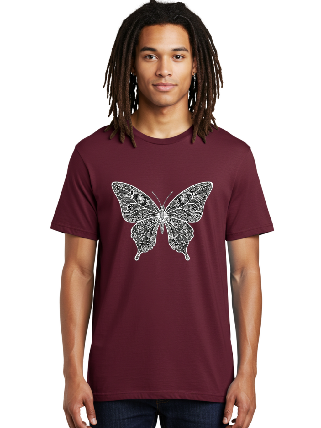 Butterfly Men'S Graphic Tee, 100% Cotton, Comfortable Casual Summer Wear, Machine Washable, Vintage Camera, Old Camera, Antique Camera, Black Camera, Classic Photography, Photography Equipment, Nostalgic Device, Film Camera, Camera Art Bag236