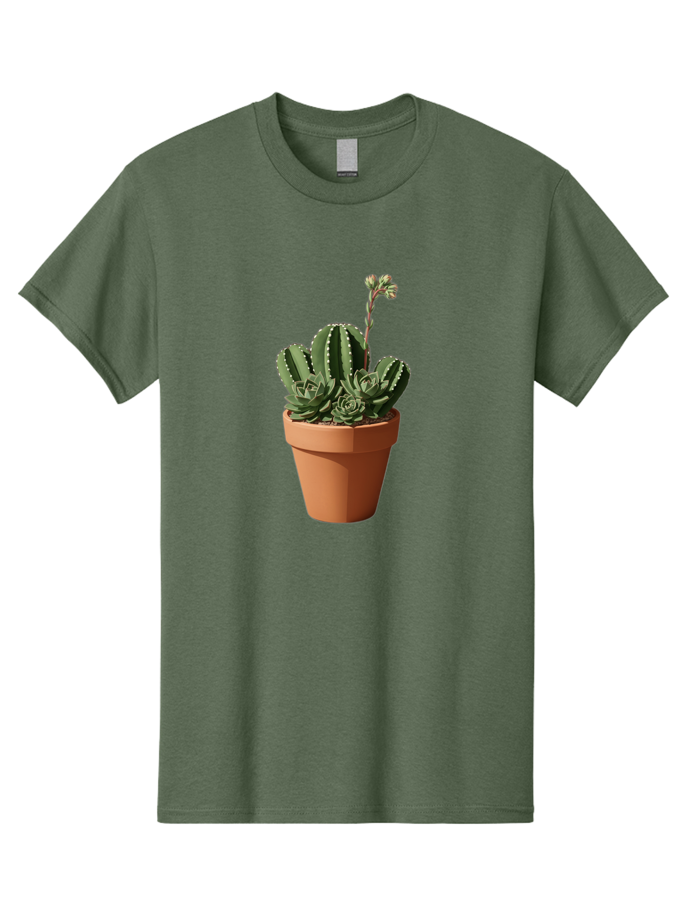 Cactus-In-Terracotta-Pot Men'S Graphic Tee, 100% Cotton, Comfortable Casual Summer Wear, Machine Washable, Vintage Camera, Old Camera, Antique Camera, Black Camera, Classic Photography, Photography Equipment, Nostalgic Device, Film Camera, Bag237