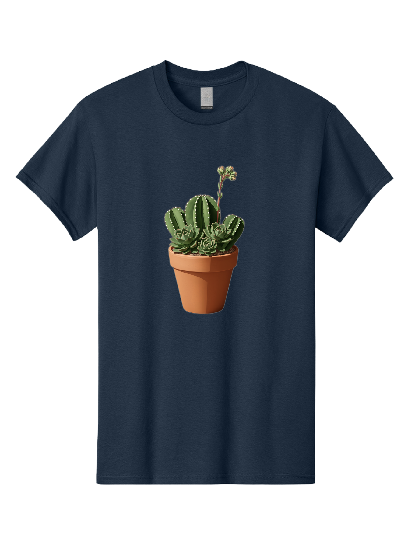 Cactus-In-Terracotta-Pot Men'S Graphic Tee, 100% Cotton, Comfortable Casual Summer Wear, Machine Washable, Vintage Camera, Old Camera, Antique Camera, Black Camera, Classic Photography, Photography Equipment, Nostalgic Device, Film Camera, Bag237
