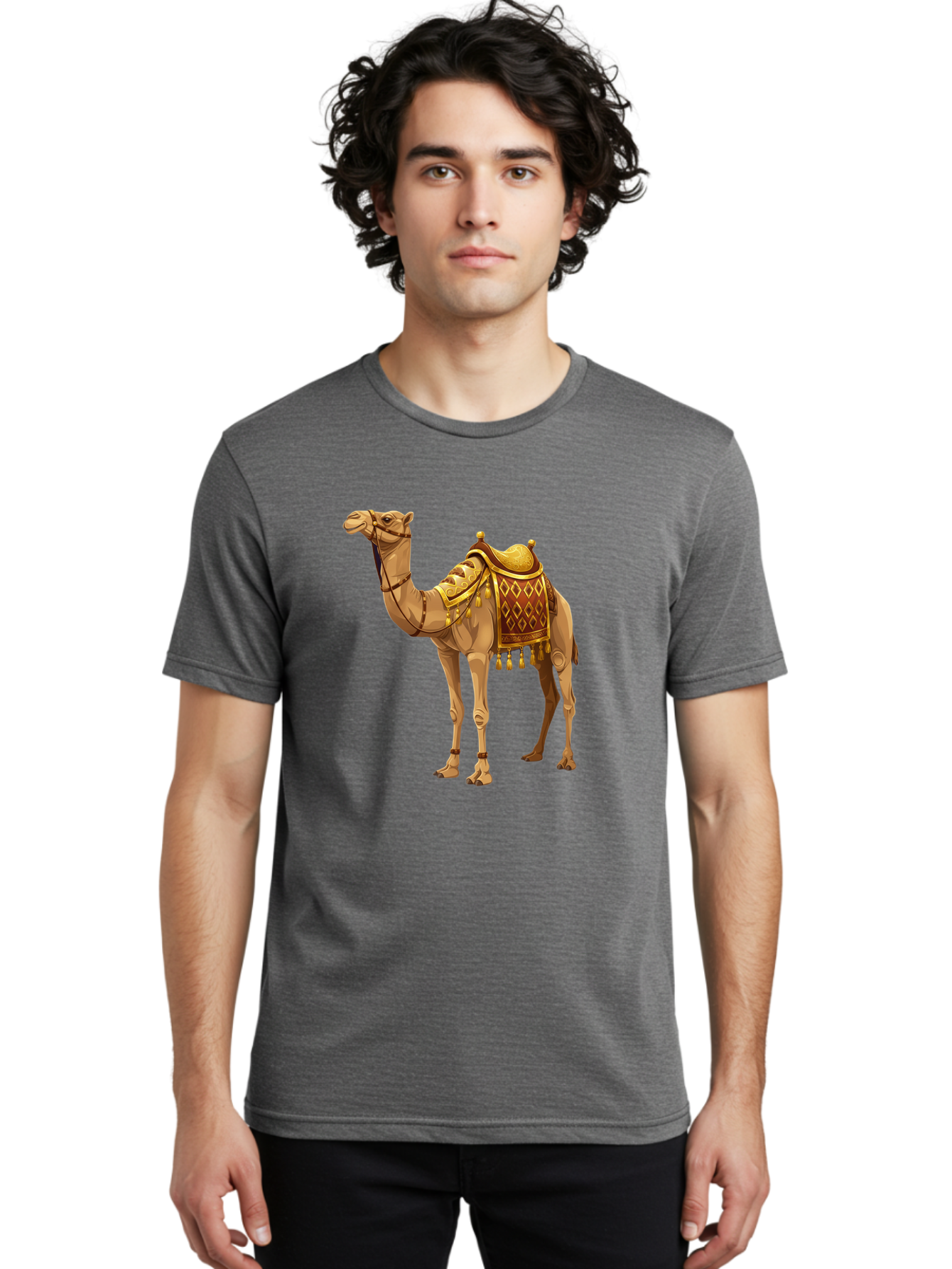 Camel-1 Men'S Graphic Tee, 100% Cotton, Comfortable Casual Summer Wear, Machine Washable, Vintage Camera, Old Camera, Antique Camera, Black Camera, Classic Photography, Photography Equipment, Nostalgic Device, Film Camera, Camera Art Bag239