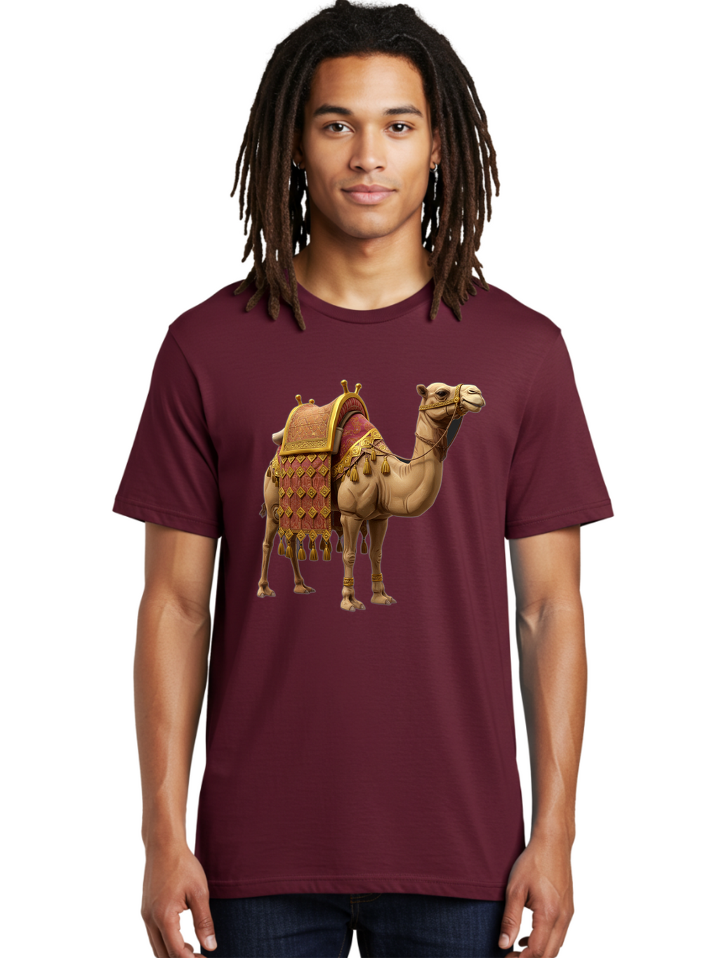 Camel-2 Men'S Graphic Tee, 100% Cotton, Comfortable Casual Summer Wear, Machine Washable, Vintage Camera, Old Camera, Antique Camera, Black Camera, Classic Photography, Photography Equipment, Nostalgic Device, Film Camera, Camera Art Bag240