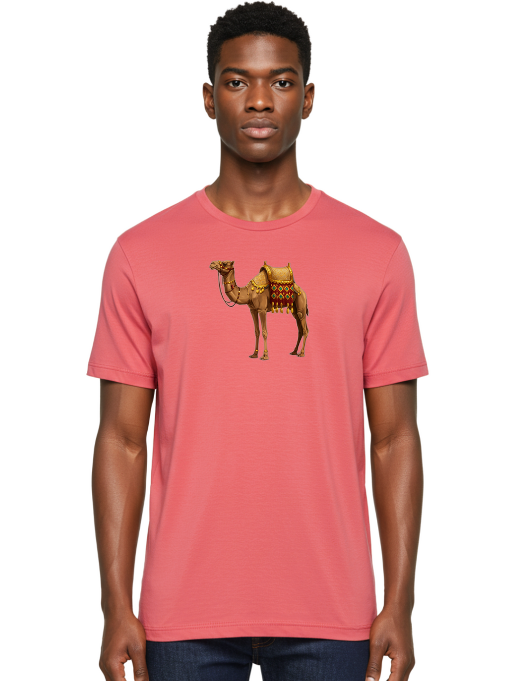 Camel-3 Men'S Graphic Tee, 100% Cotton, Comfortable Casual Summer Wear, Machine Washable, Vintage Camera, Old Camera, Antique Camera, Black Camera, Classic Photography, Photography Equipment, Nostalgic Device, Film Camera, Camera Art Bag241